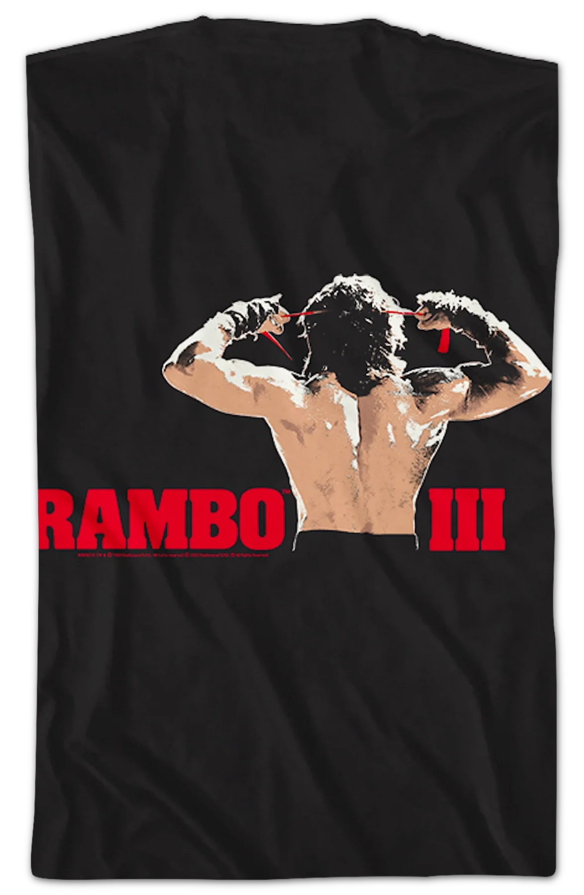 Front & Back Rambo III T-Shirt - Image 2