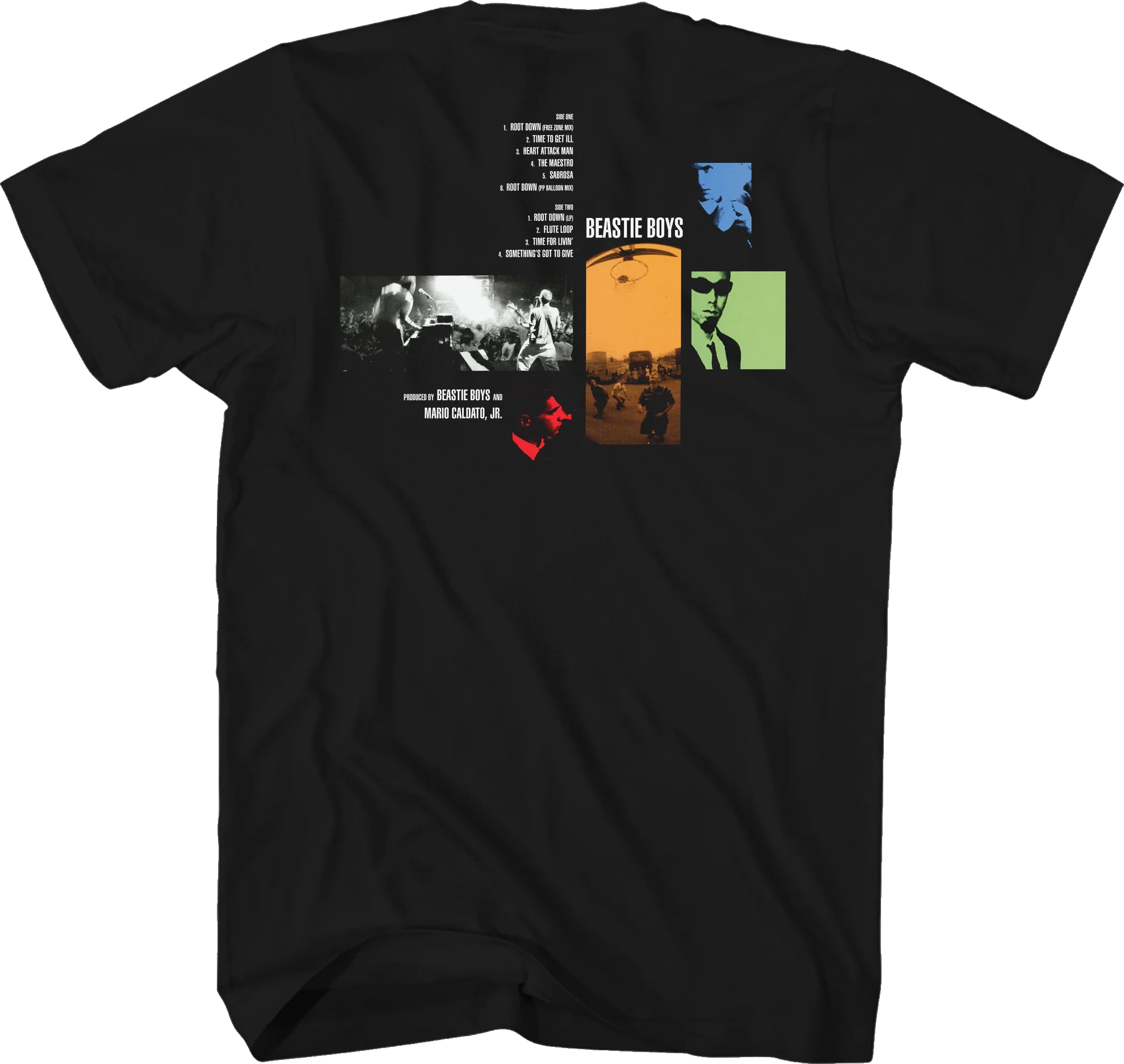 Front & Back Root Down Beastie Boys T-Shirt - Image 3