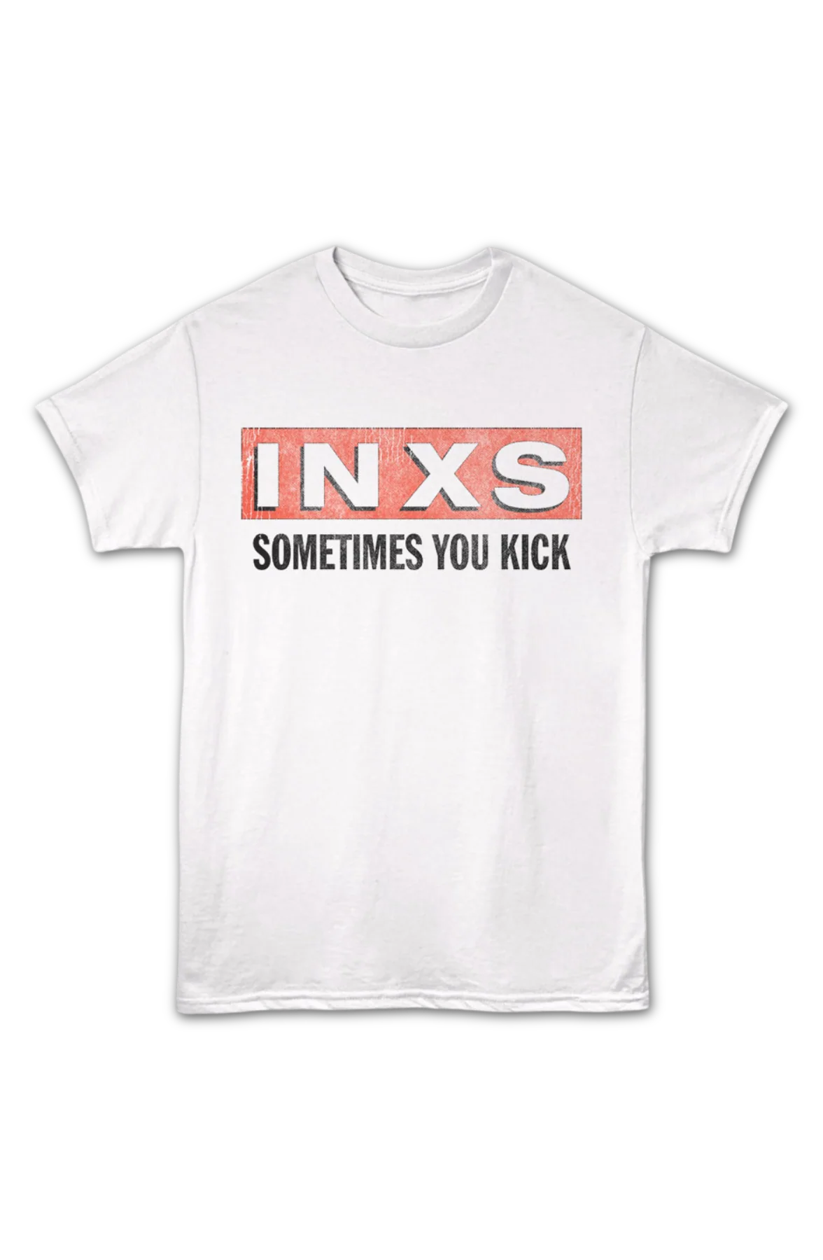 Front & Back Sometimes You Kick Sometimes You Get Kicked INXS T-Shirt - Image 2