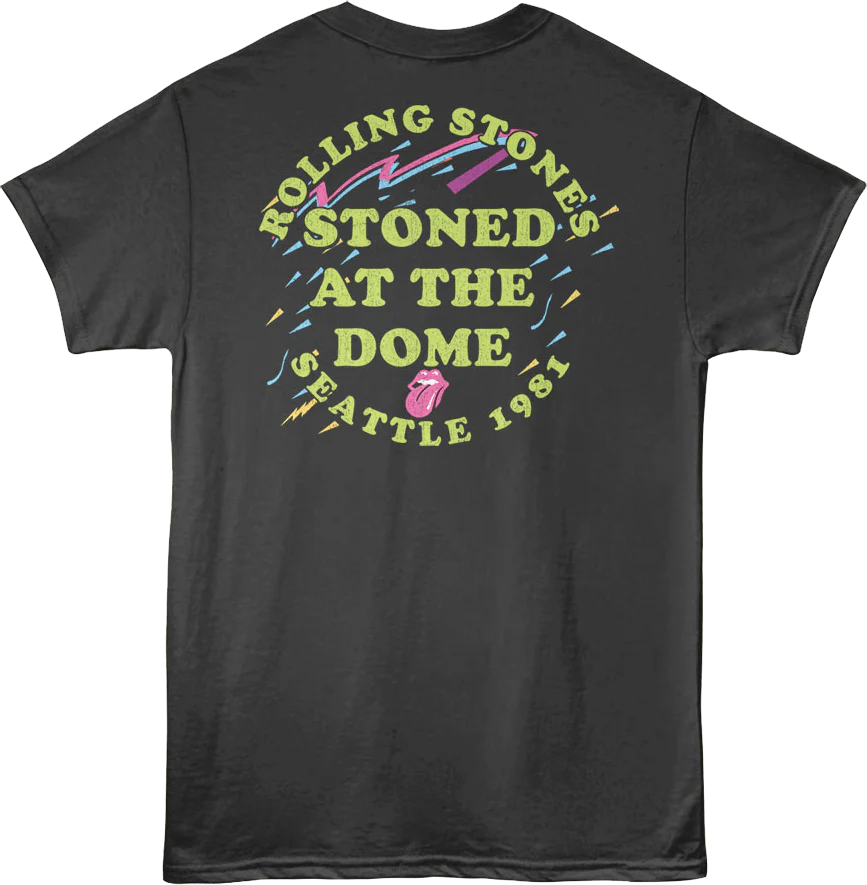 Front & Back Stoned At The Dome Rolling Stones T-Shirt - Image 3