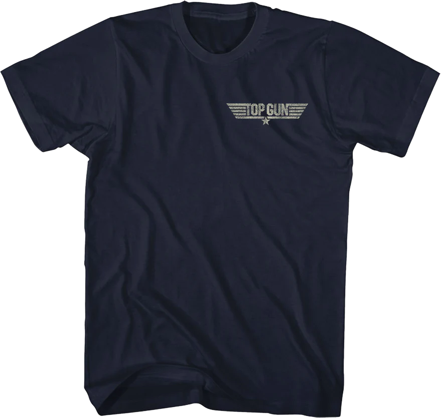 Front & Back Talk To Me Goose Top Gun T-Shirt - Image 3