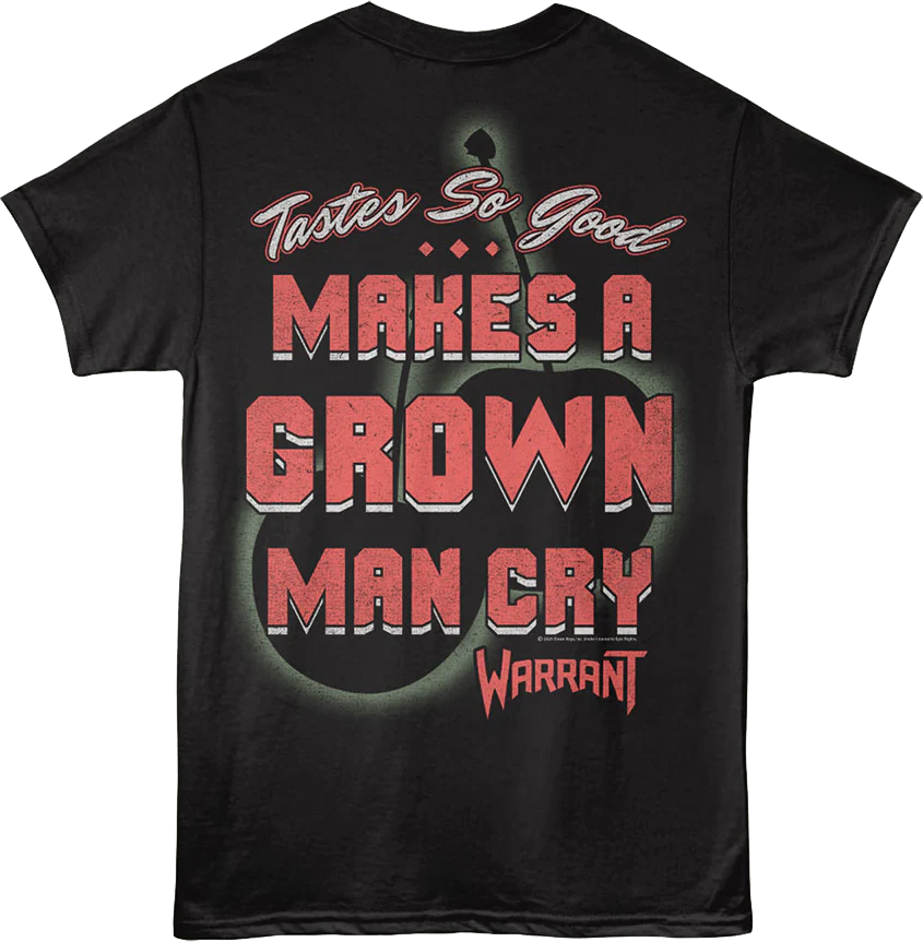Front & Back Tastes So Good Cherry Pie Warrant T-Shirt - Image 3