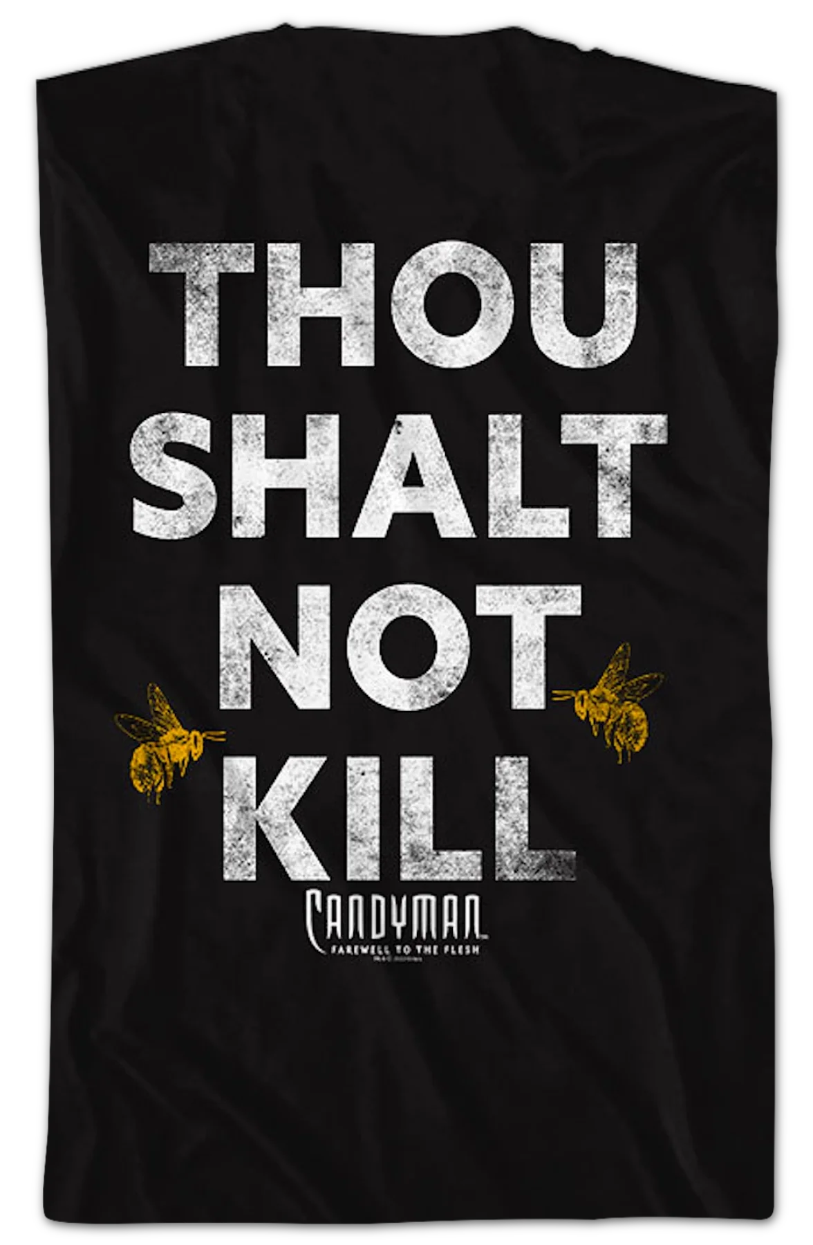 Front & Back Thou Shalt Not Kill Candyman T-Shirt - Image 2