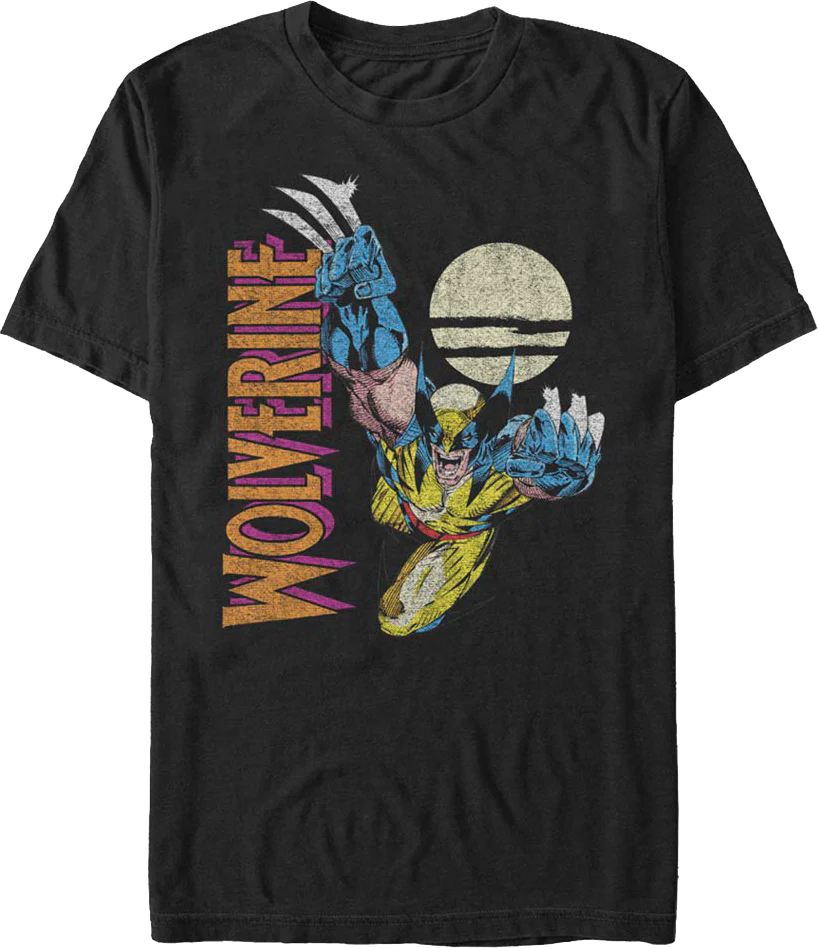 Full Moon Wolverine Marvel Comics T-Shirt