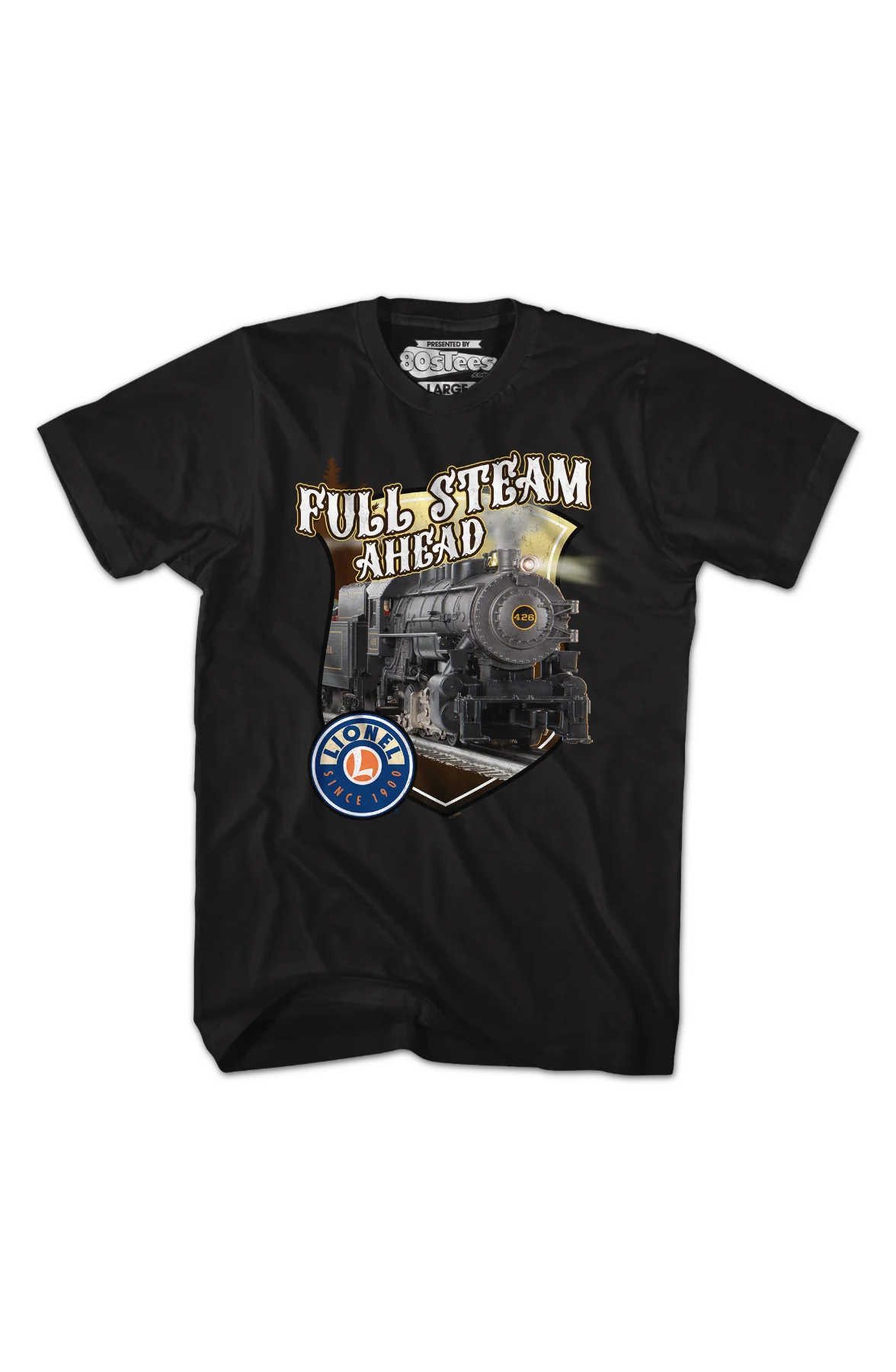Full Steam Ahead Lionel Trains T-Shirt - Image 2