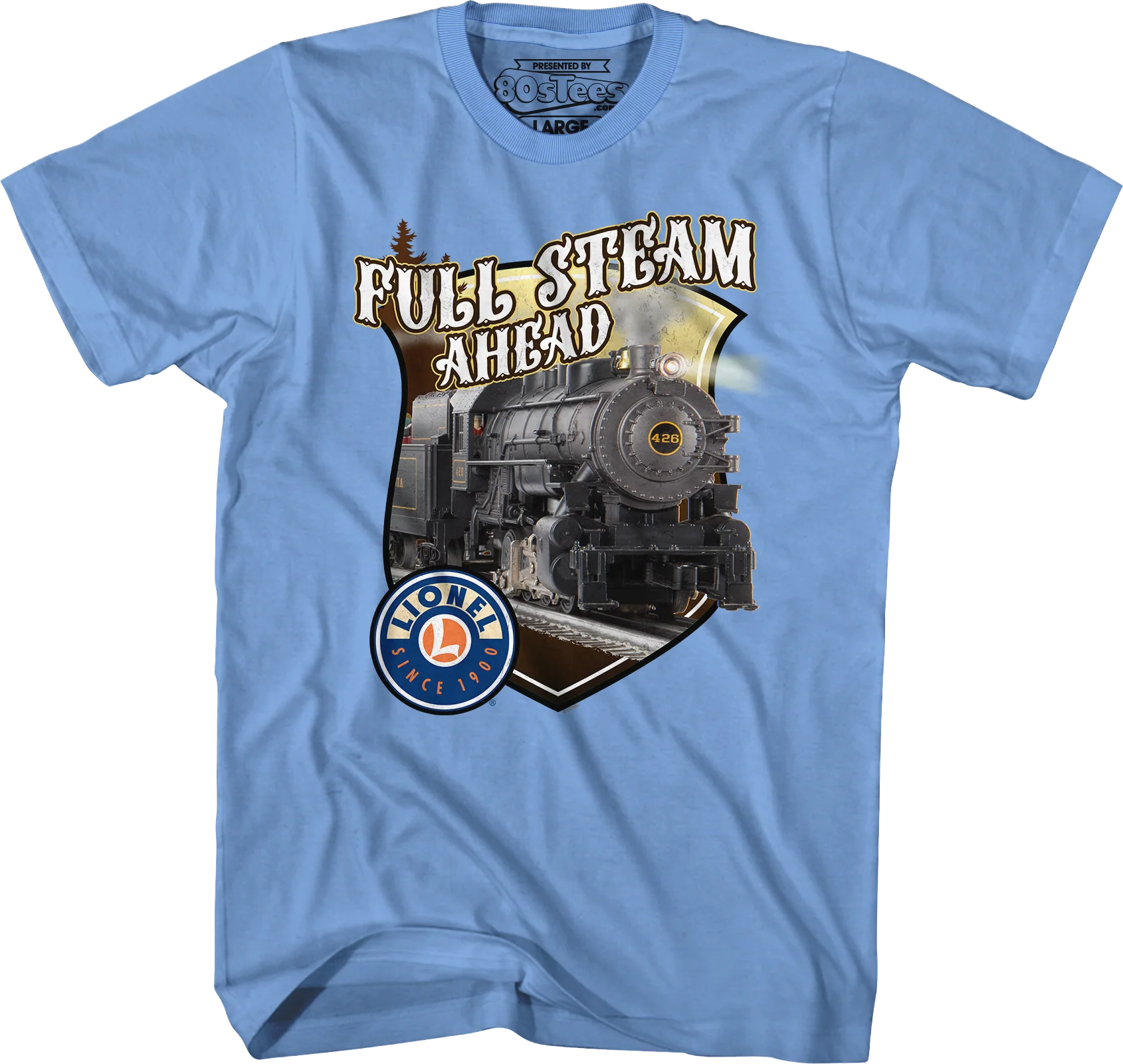 Full Steam Ahead Lionel Trains T-Shirt - Image 7