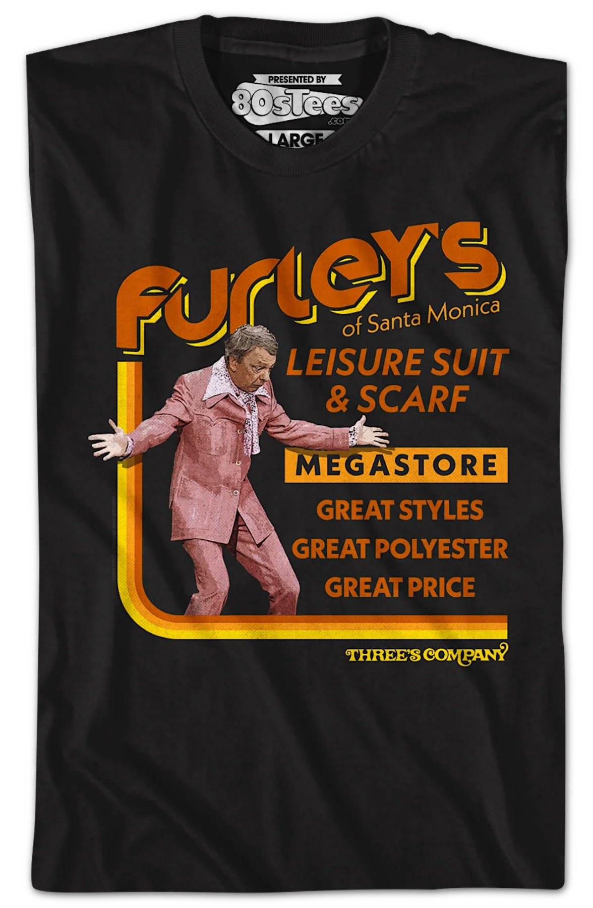 Furley's of Santa Monica Three's Company T-Shirt - Image 2
