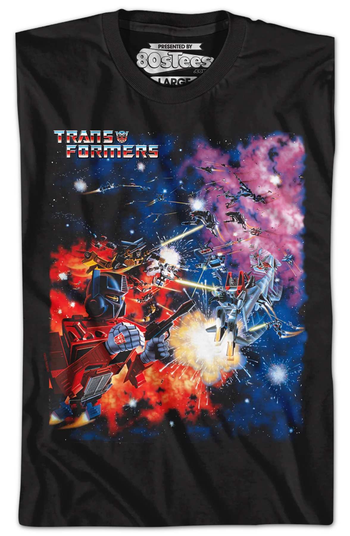 Galactic Warfare Transformers T-Shirt - Image 2