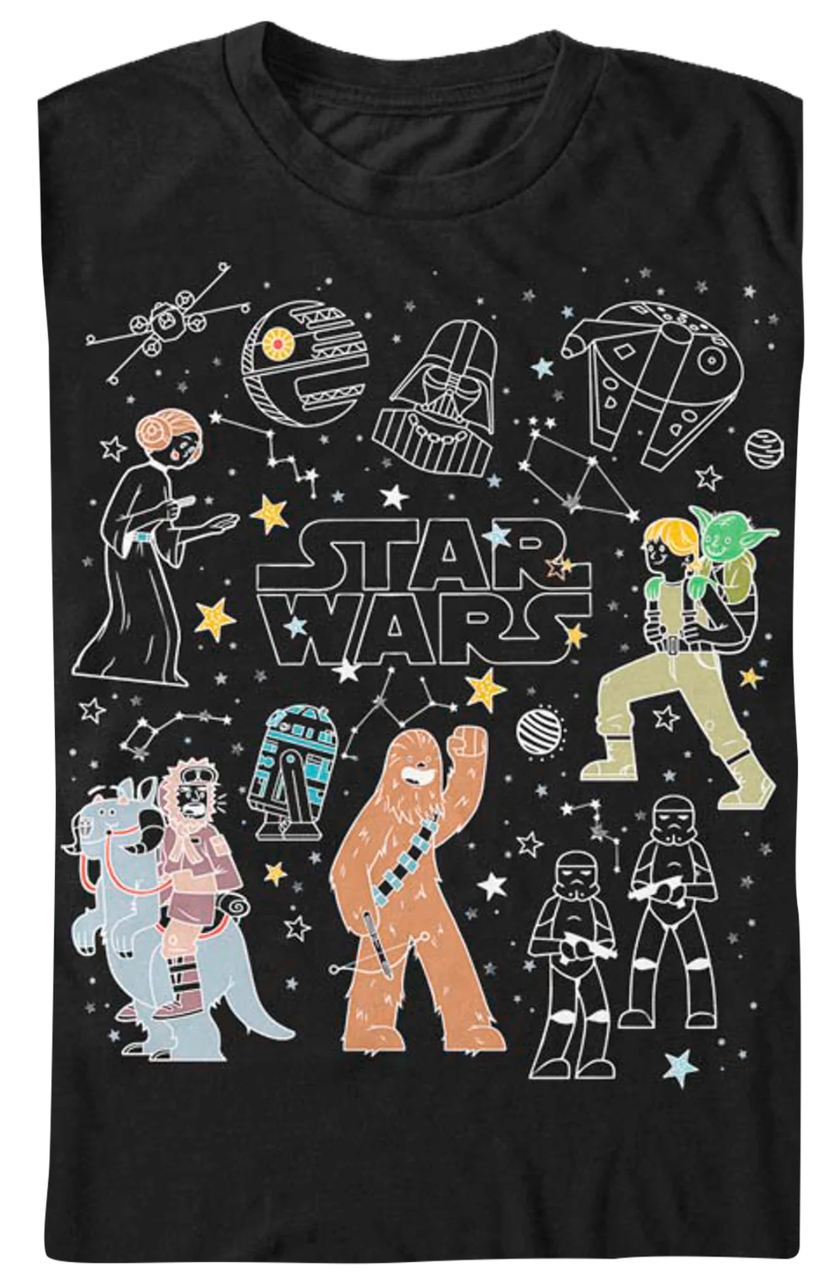 Galaxy Far Far Away Star Wars T-Shirt - Image 2