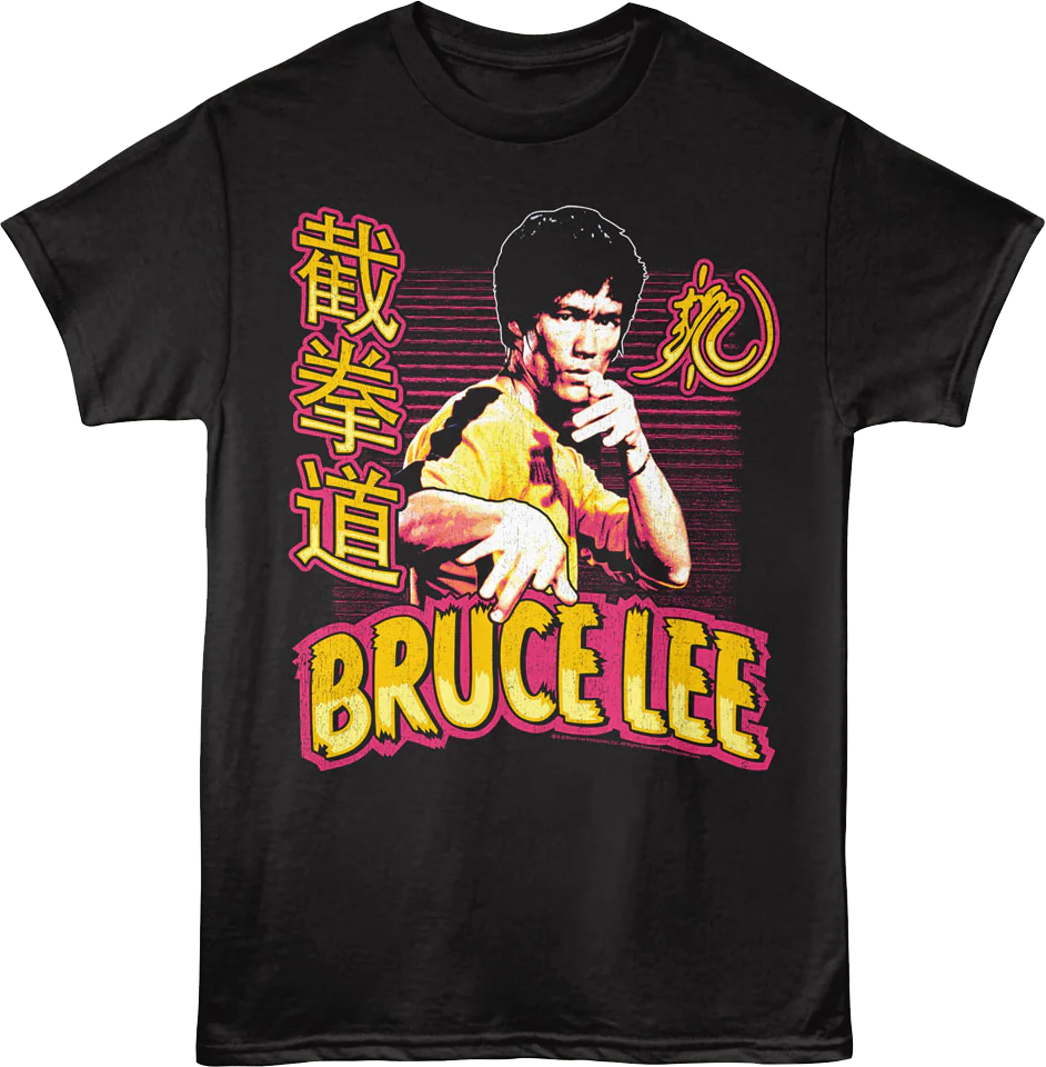 Game Of Death Action Pose Bruce Lee T-Shirt