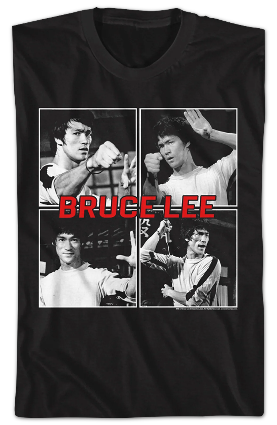 Game Of Death Collage Bruce Lee T-Shirt - Image 2