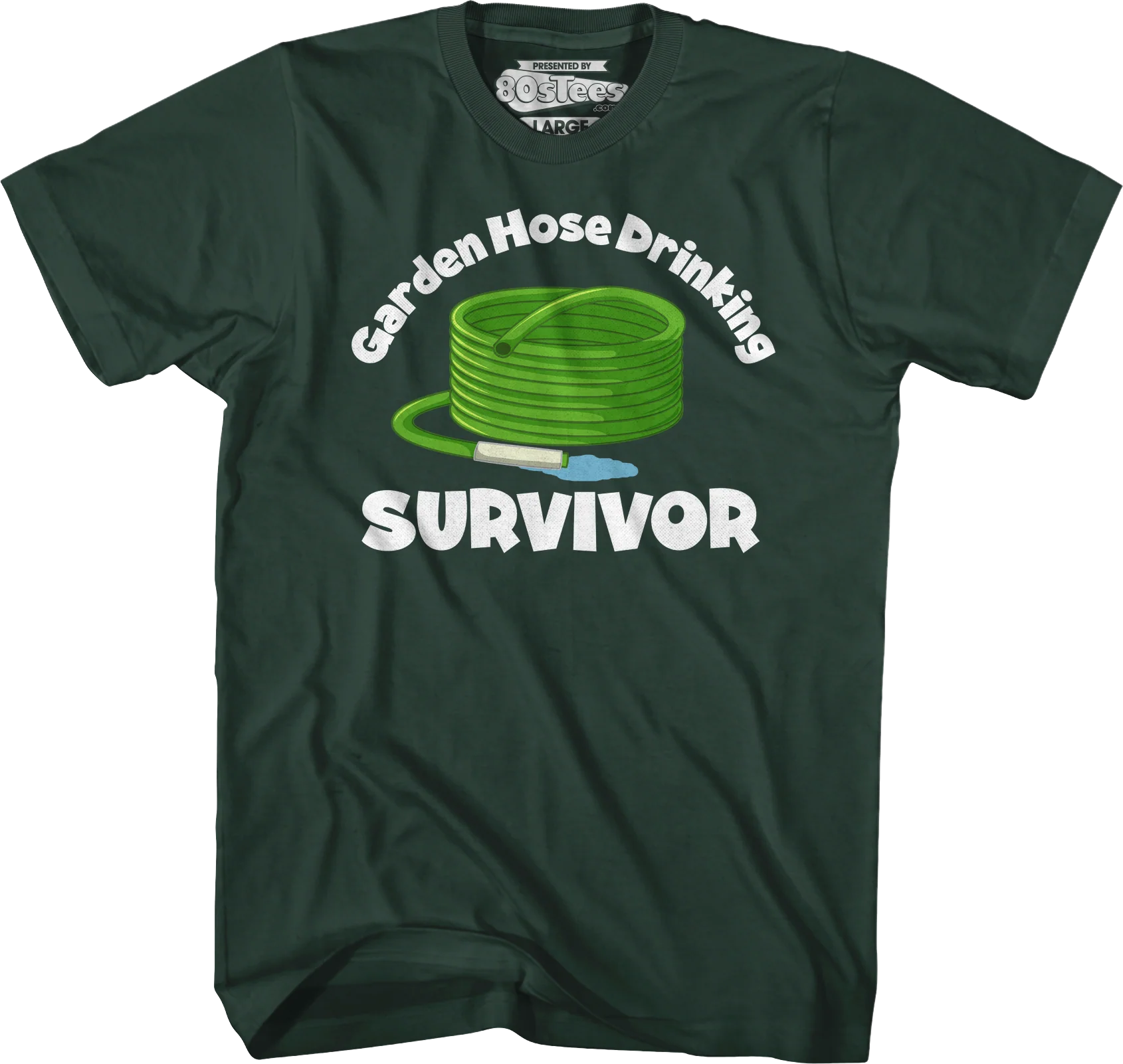 Garden Hose Drinking Survivor T-Shirt - Image 7