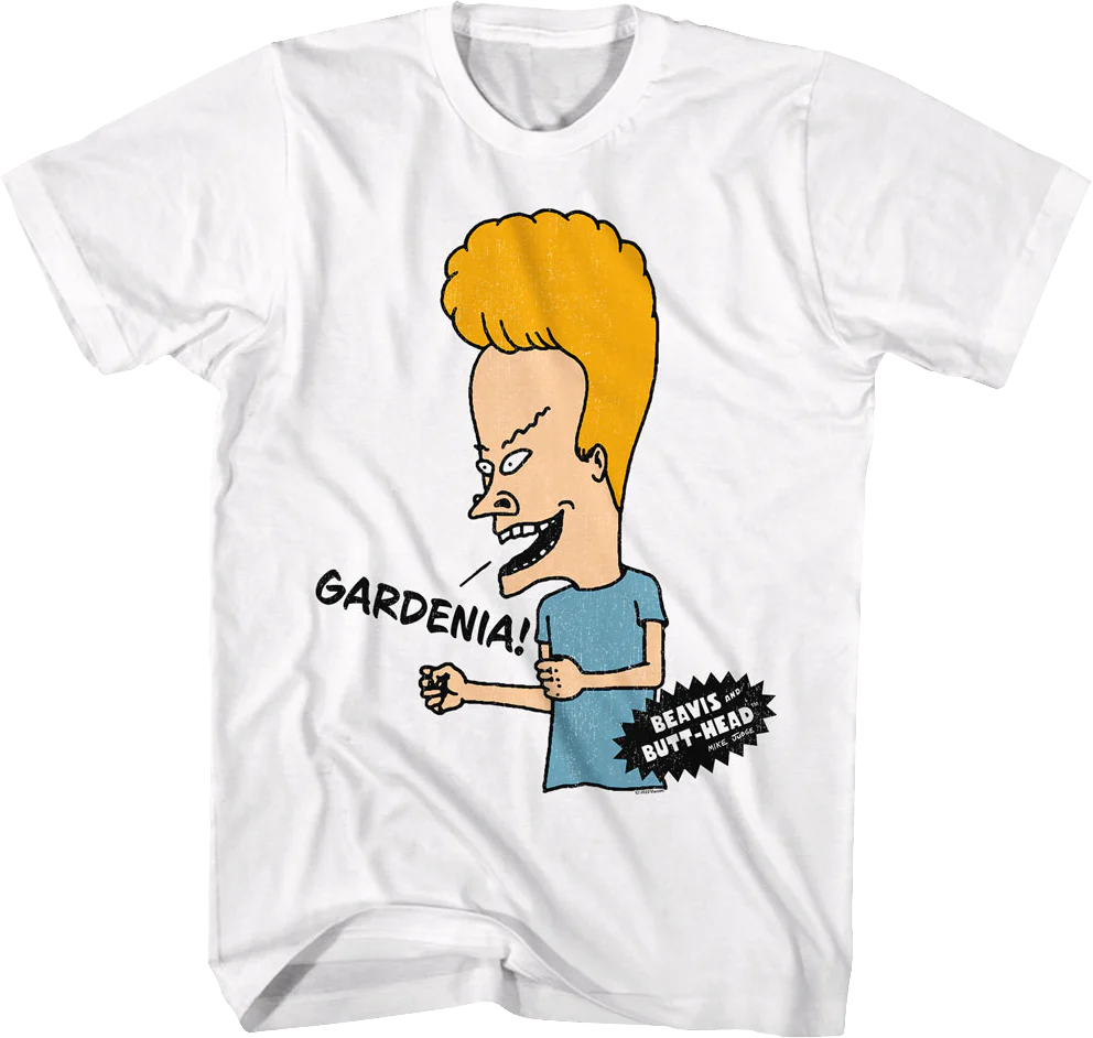 Gardenia Beavis And Butt-Head T-Shirt