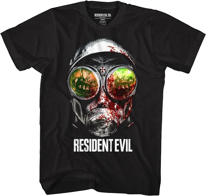 Gas Mask Resident Evil T-Shirt