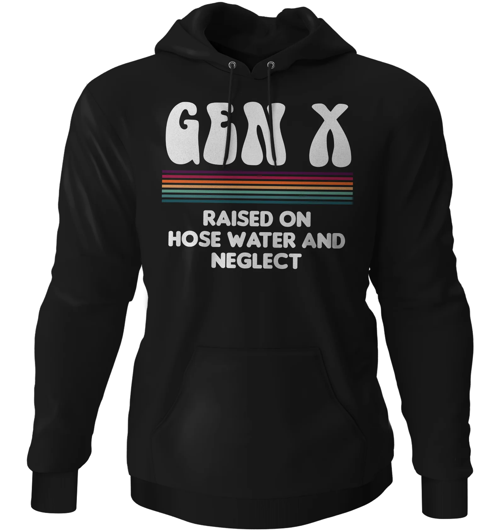 Gen X Raised On Hose Water And Neglect Hoodie - Image 4
