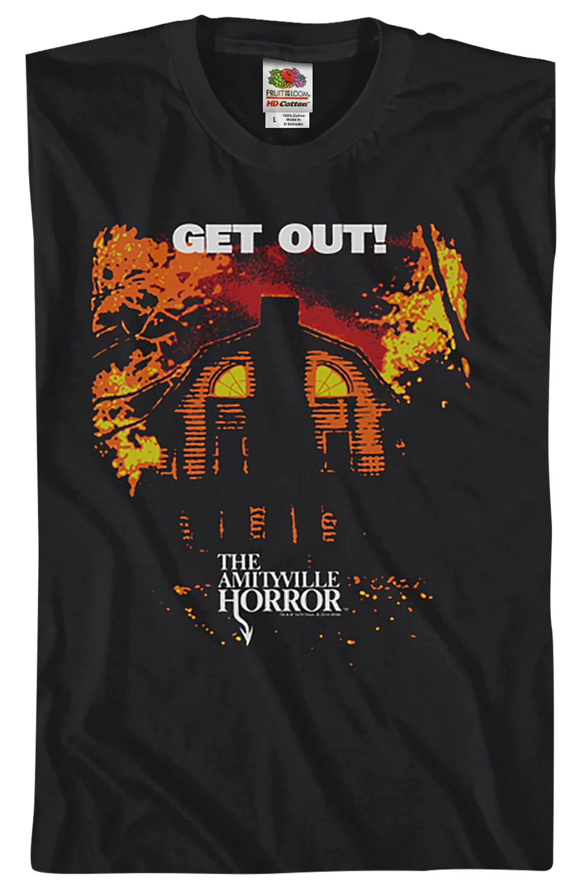 Get Out Amityville Horror T-Shirt - Image 2