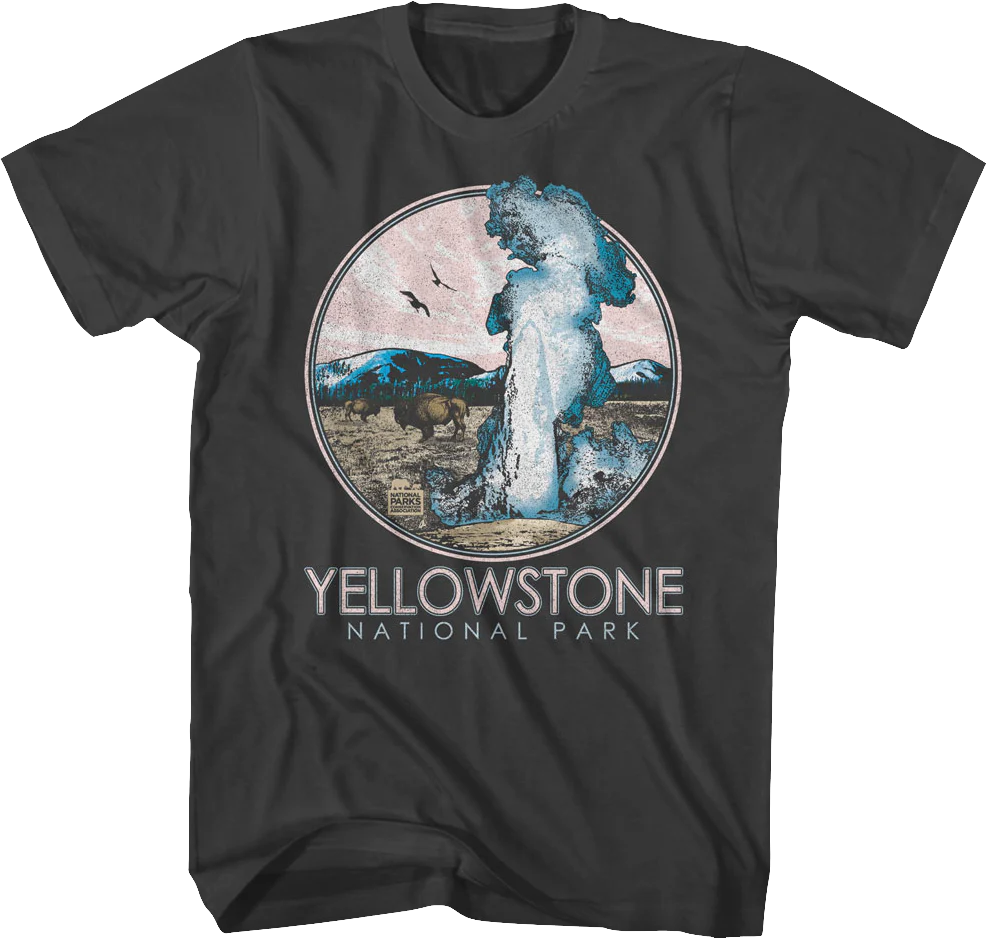 Geyser Yellowstone National Park T-Shirt