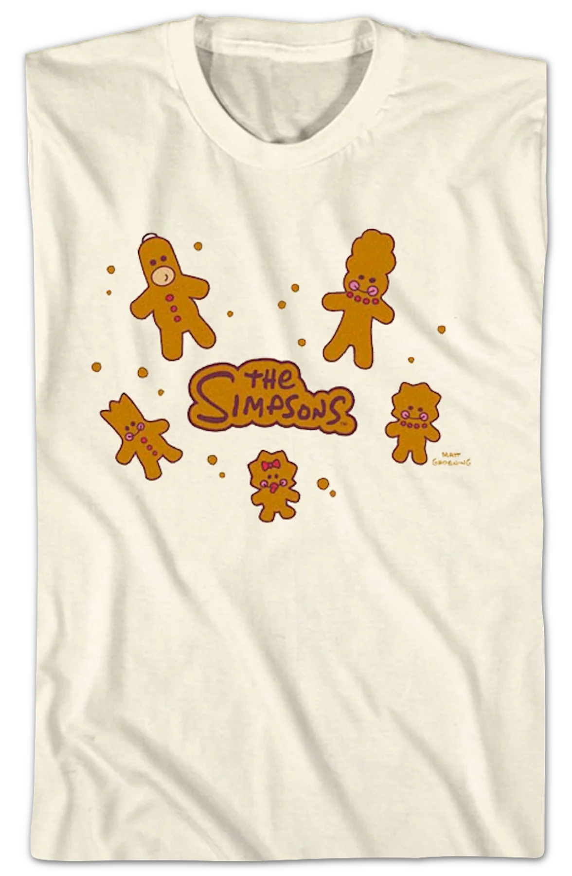 Gingerbread Cookies Simpsons T-Shirt - Image 2