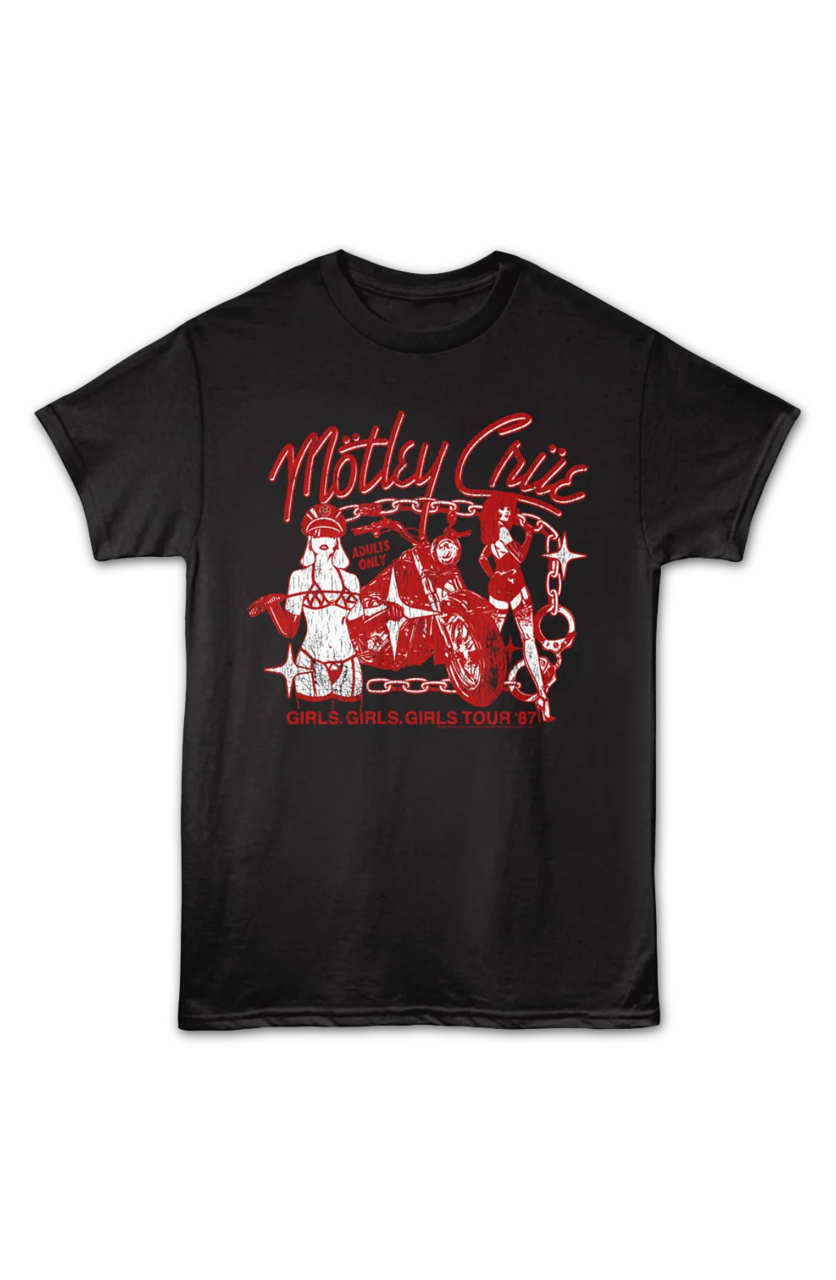 Girls Girls Girls Tour '87 Motley Crue T-Shirt - Image 2