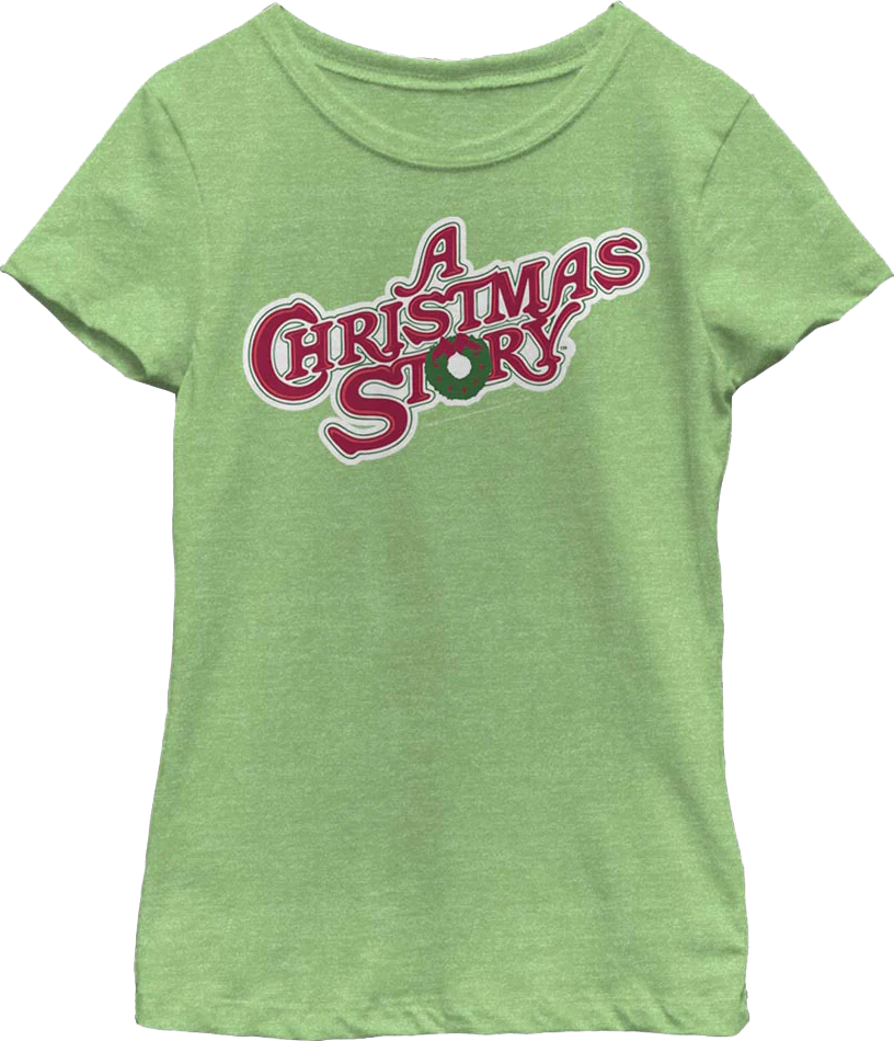 Girls Youth Classic Logo A Christmas Story Shirt