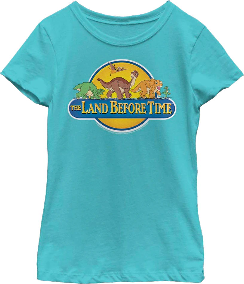 Girls Youth Classic Logo Land Before Time Shirt