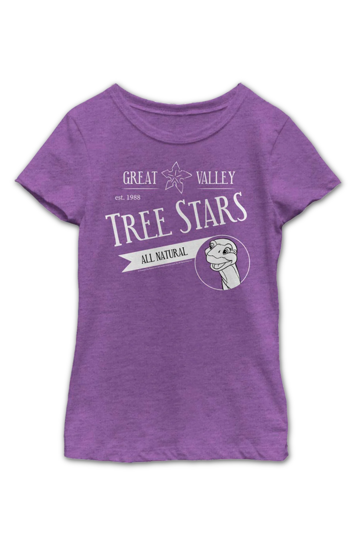 Girls Youth Great Valley Tree Stars Land Before Time Shirt - Image 2