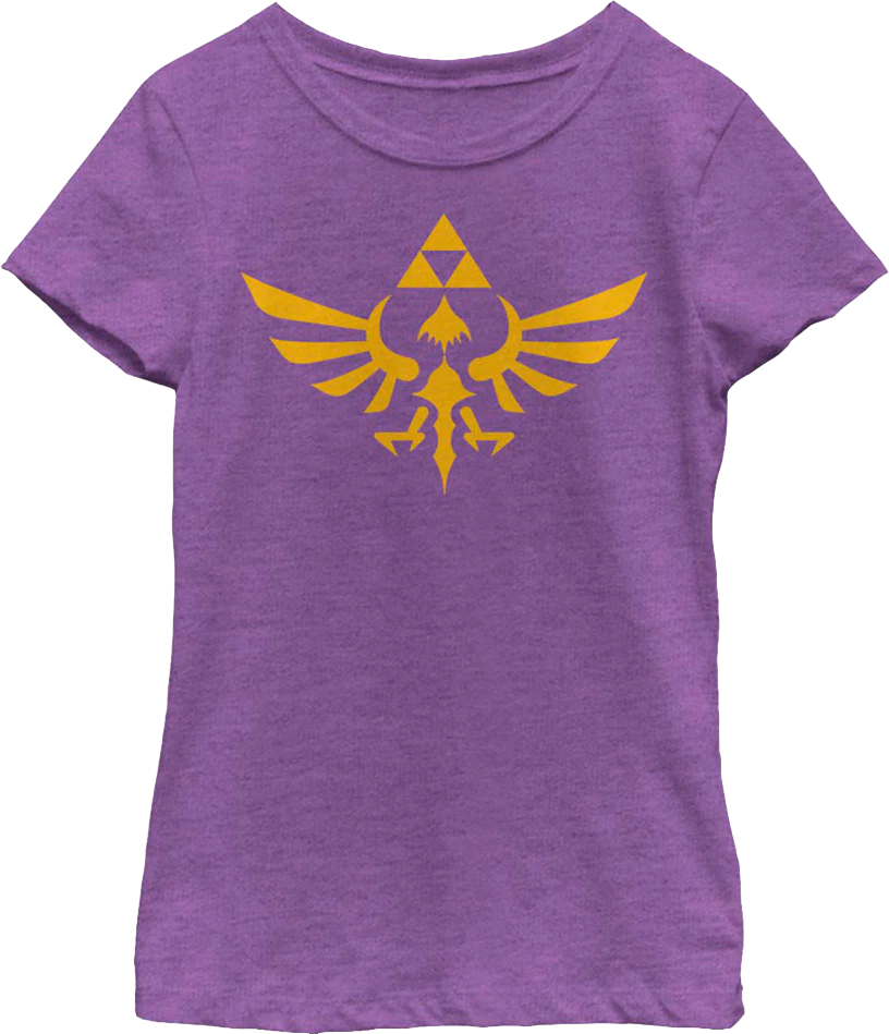 Girls Youth Legend of Zelda Tri-Force Nintendo Shirt