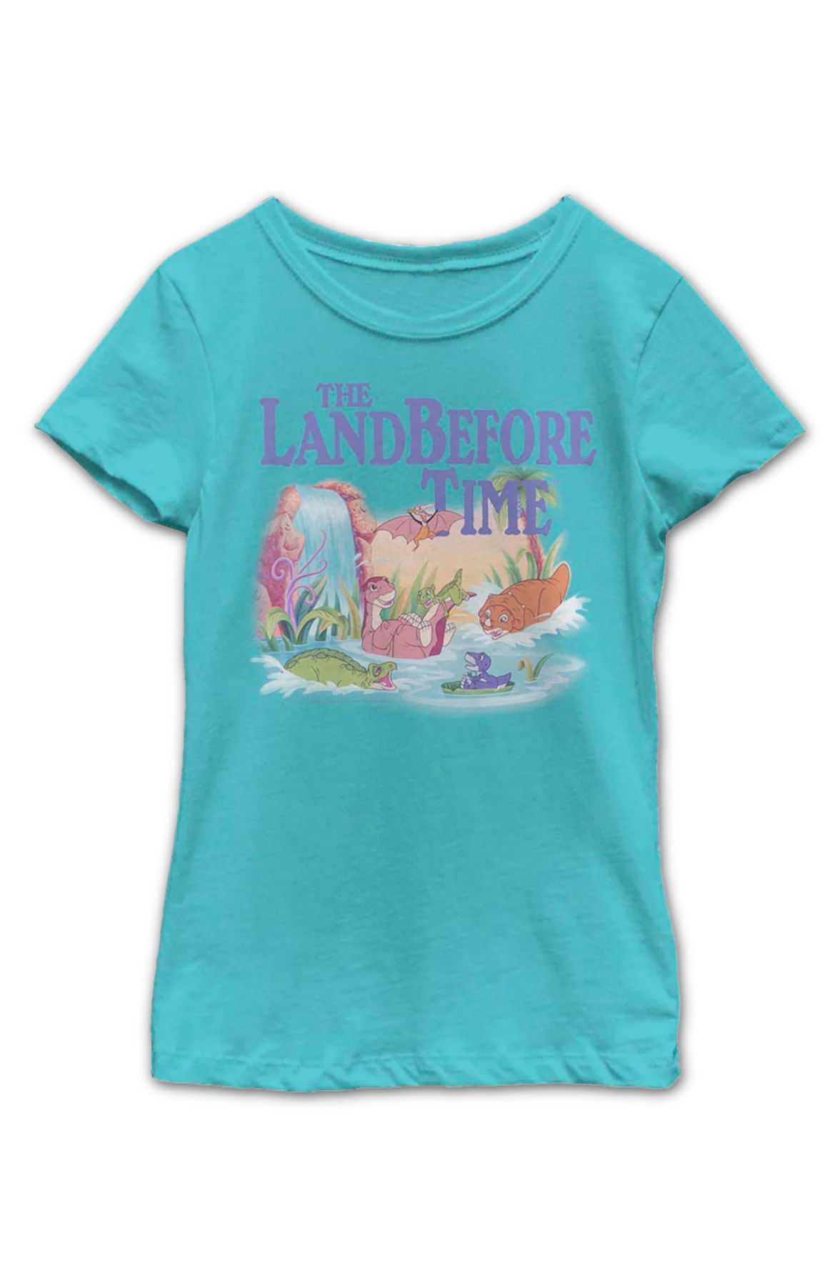 Girls Youth Prehistoric Splash Land Before Time Shirt - Image 2