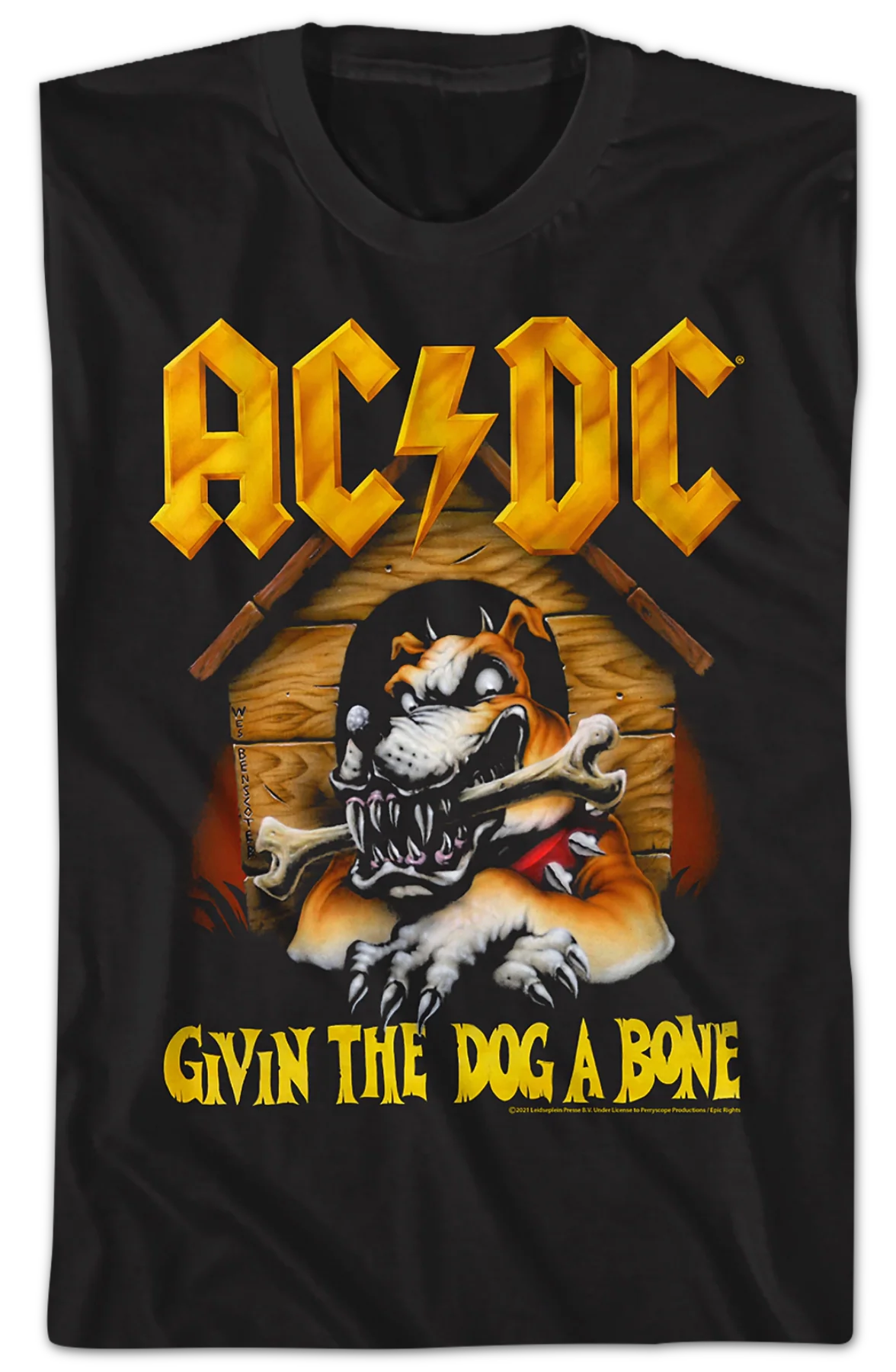 Givin The Dog A Bone ACDC Shirt - Image 2