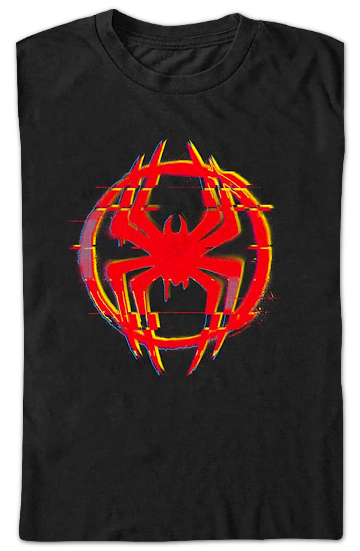Glitching Logo Spider-Man T-Shirt - Image 2