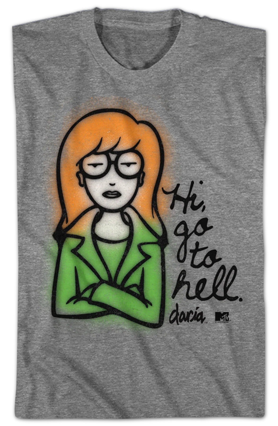 Go To Hell Daria T-Shirt - Image 2