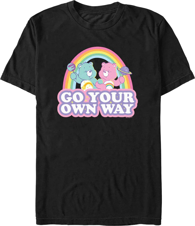 Go You Own Way Care Bears T-Shirt