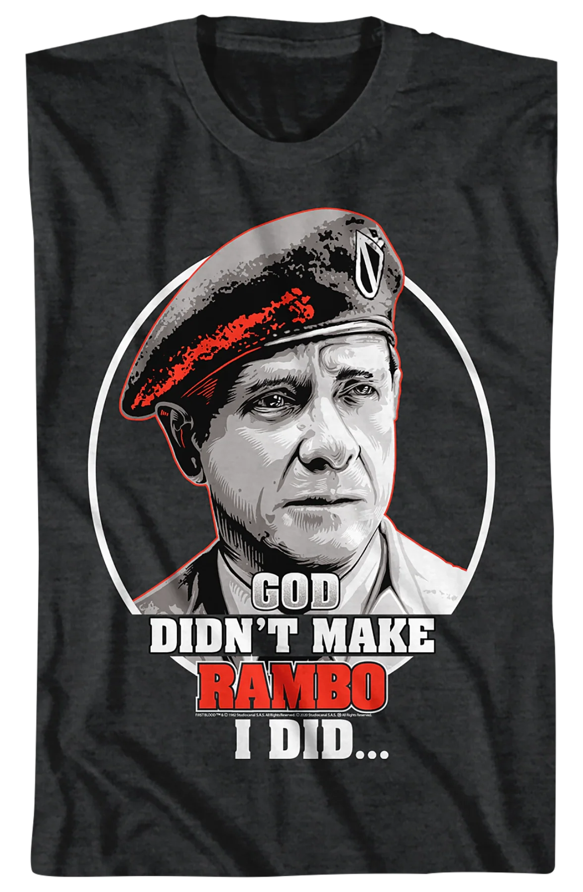 God Didn't Make Rambo T-Shirt - Image 2