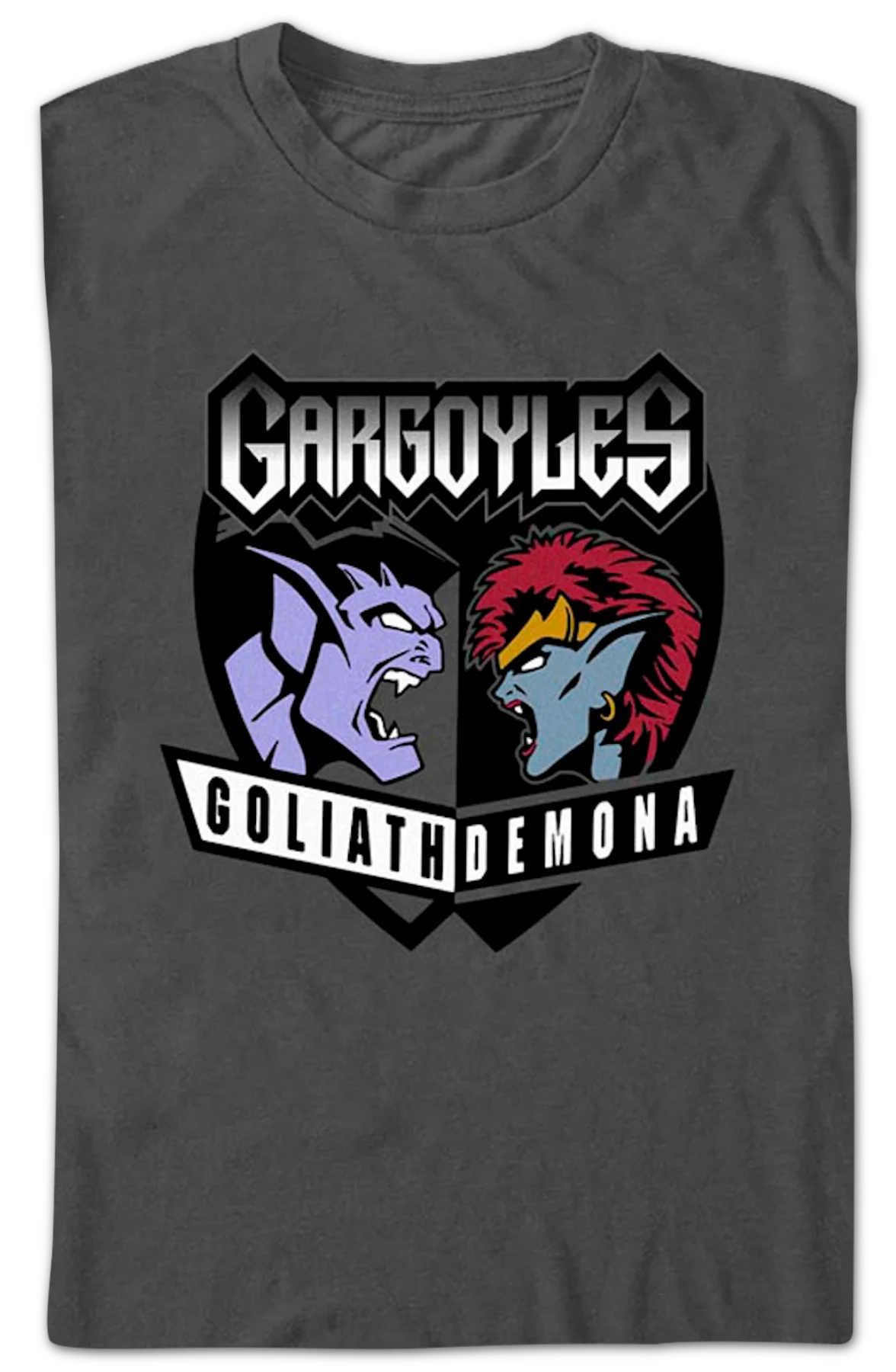 Goliath & Demona Gargoyles T-Shirt - Image 2