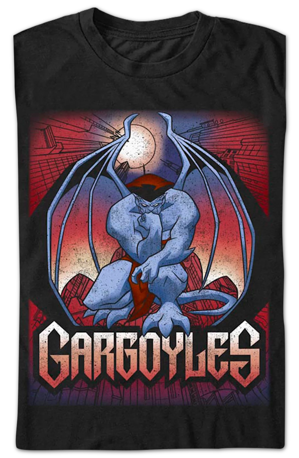 Goliath Pose Gargoyles T-Shirt - Image 2