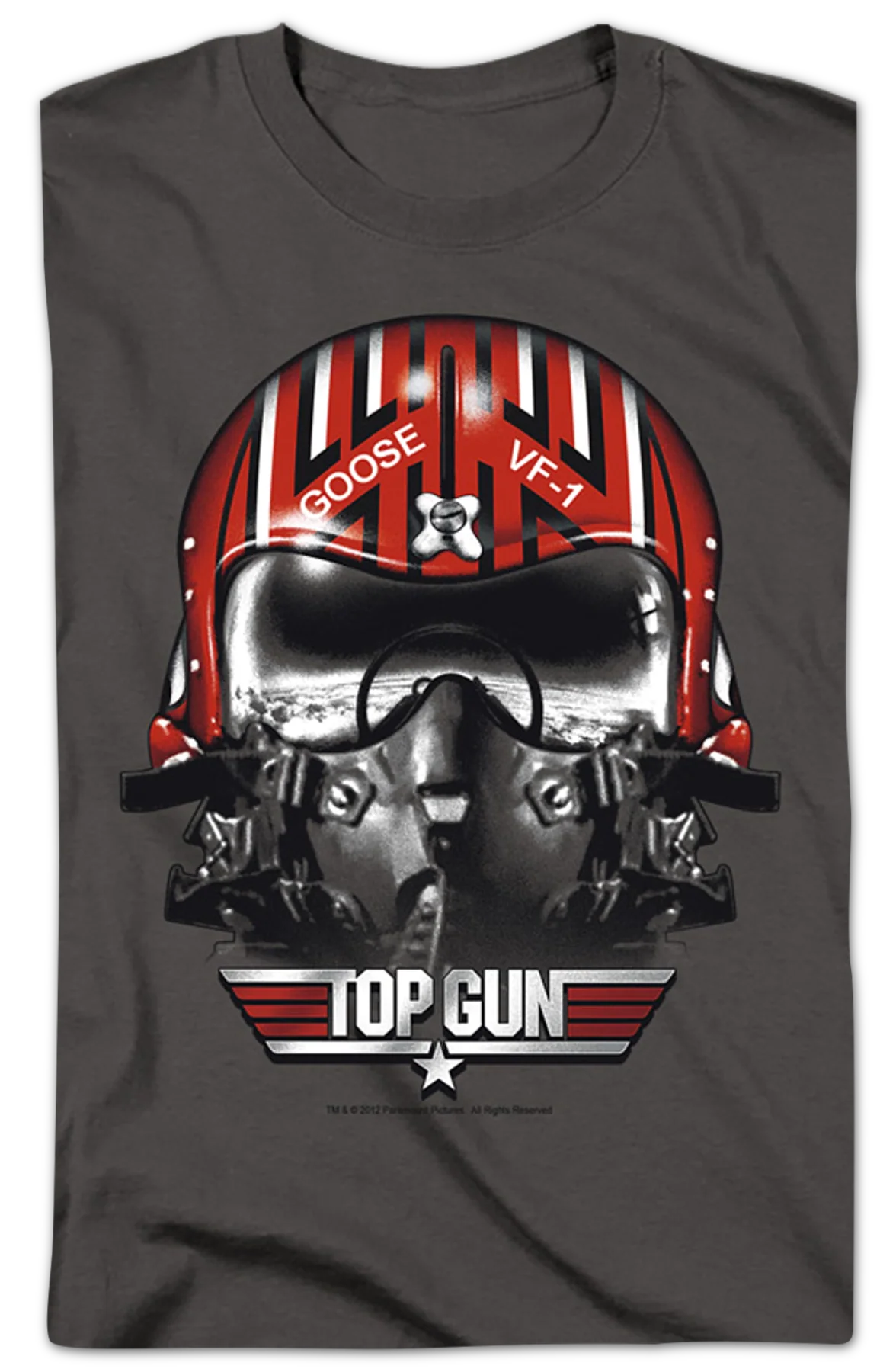 Goose Helmet Top Gun T-Shirt - Image 2