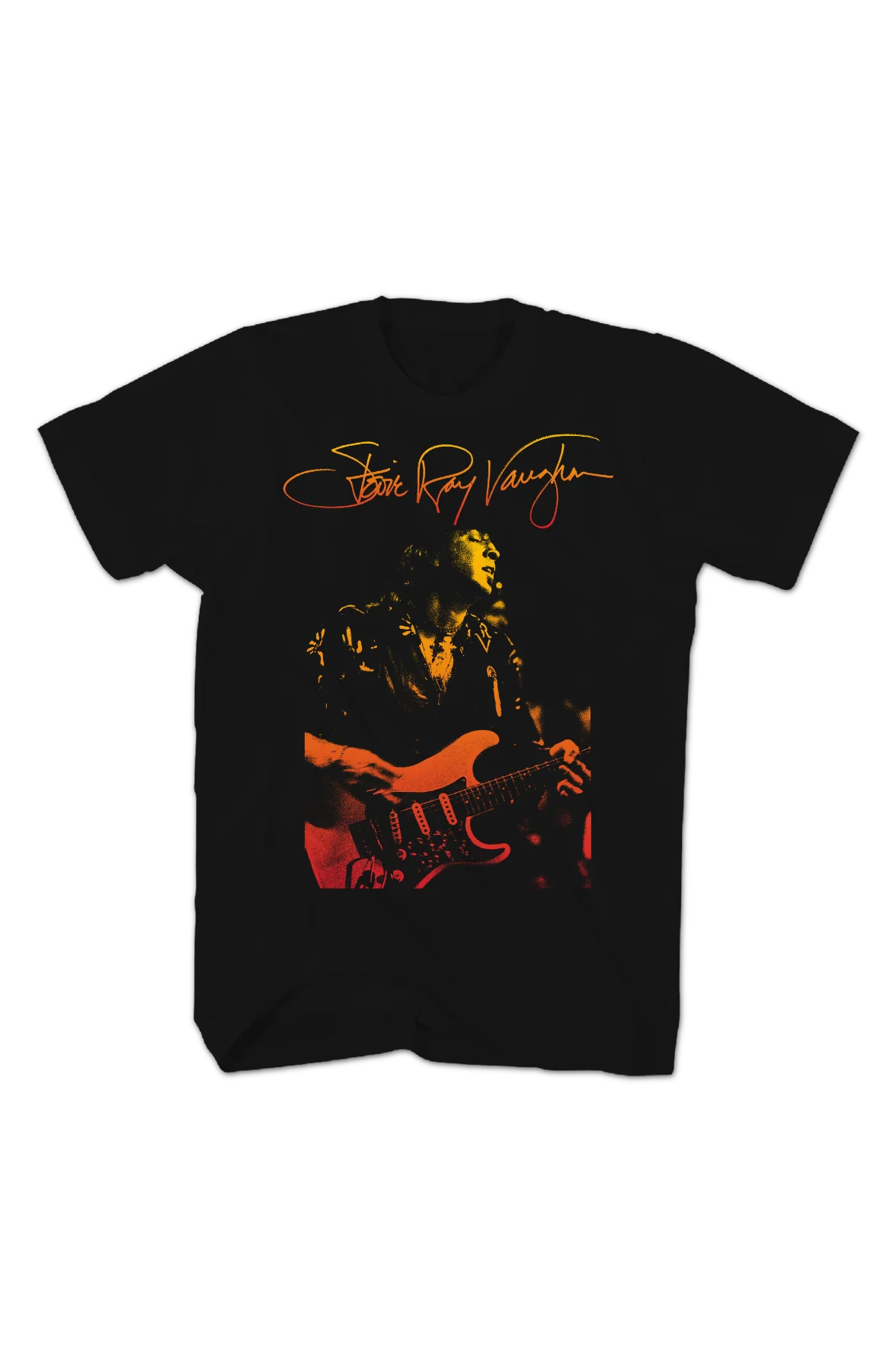 Gradient Autograph Stevie Ray Vaughan T-Shirt - Image 2