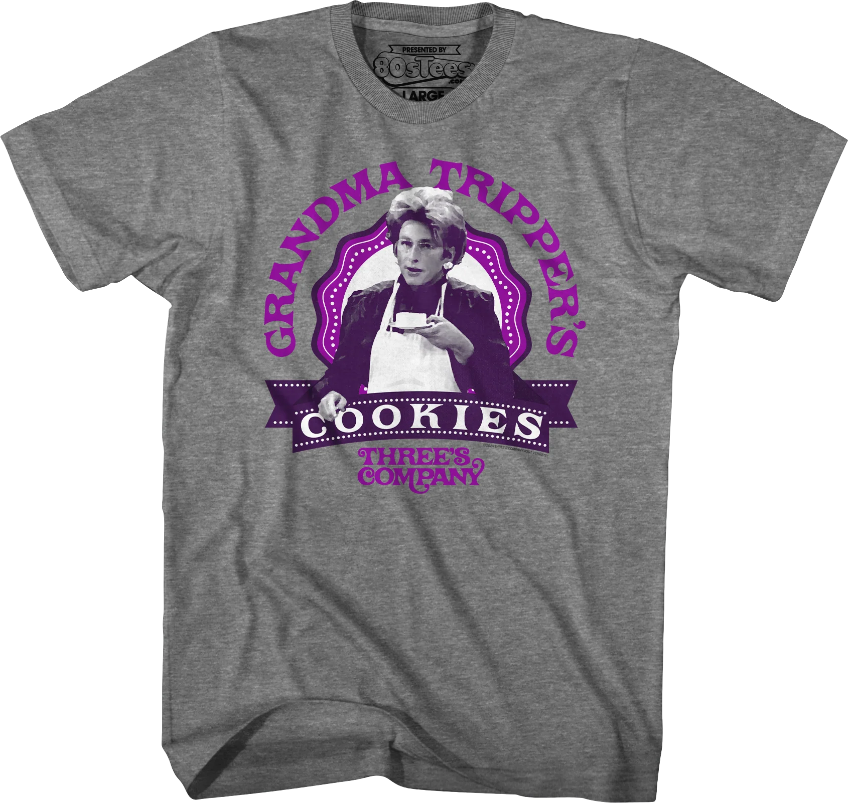 Grandma Tripper's Cookies Three's Company T-Shirt - Image 3