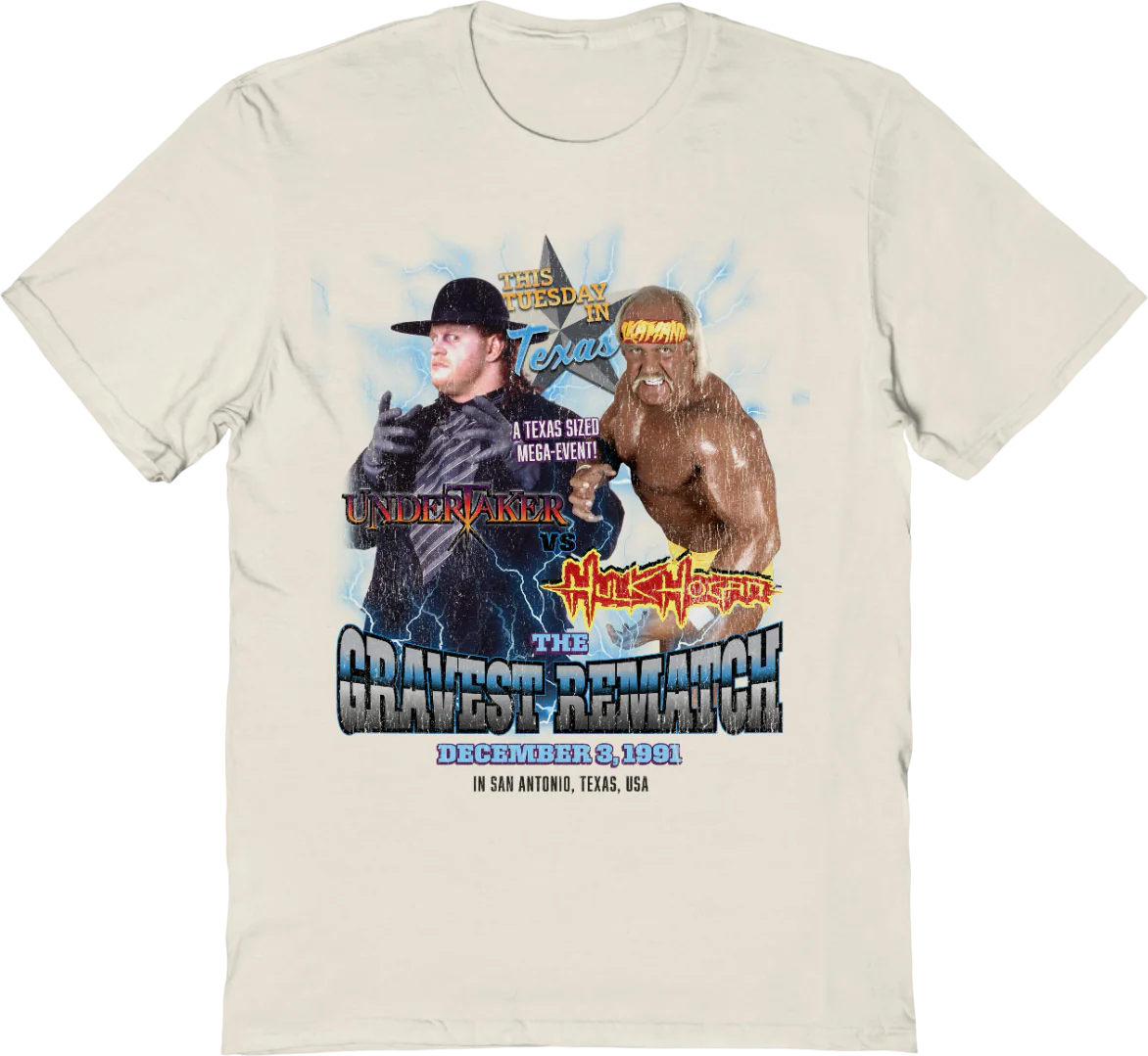 Gravest Rematch Undertaker vs. Hulk Hogan T-Shirt