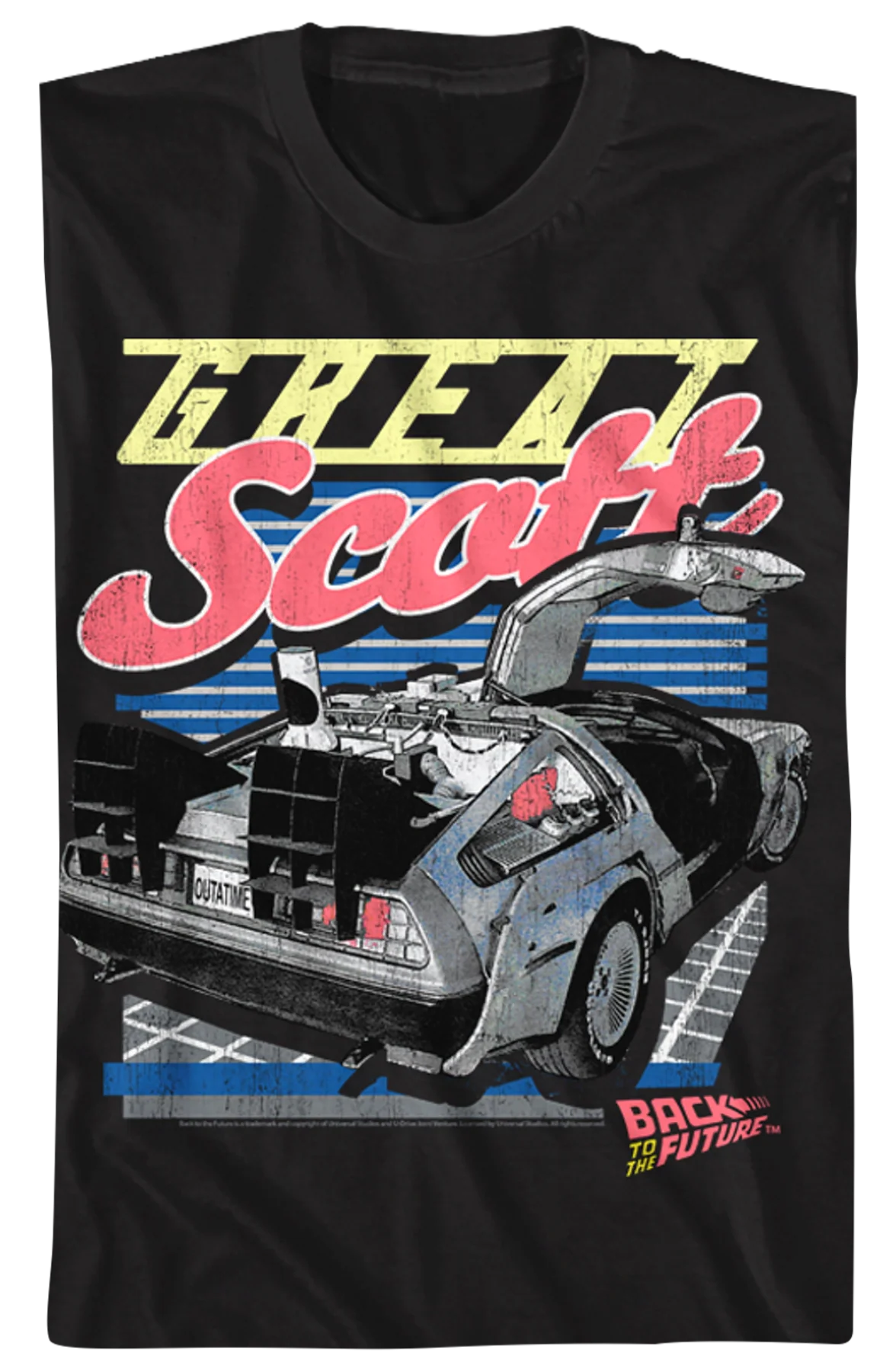 Great Scott DeLorean Back To The Future T-Shirt - Image 2