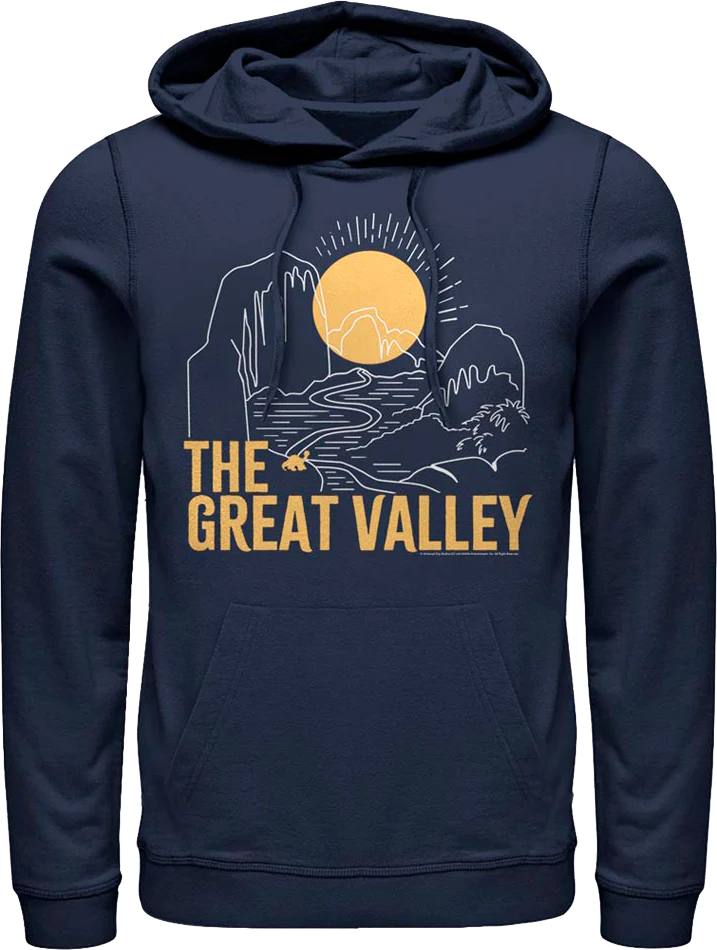 Great Valley Sketch Land Before Time Hoodie