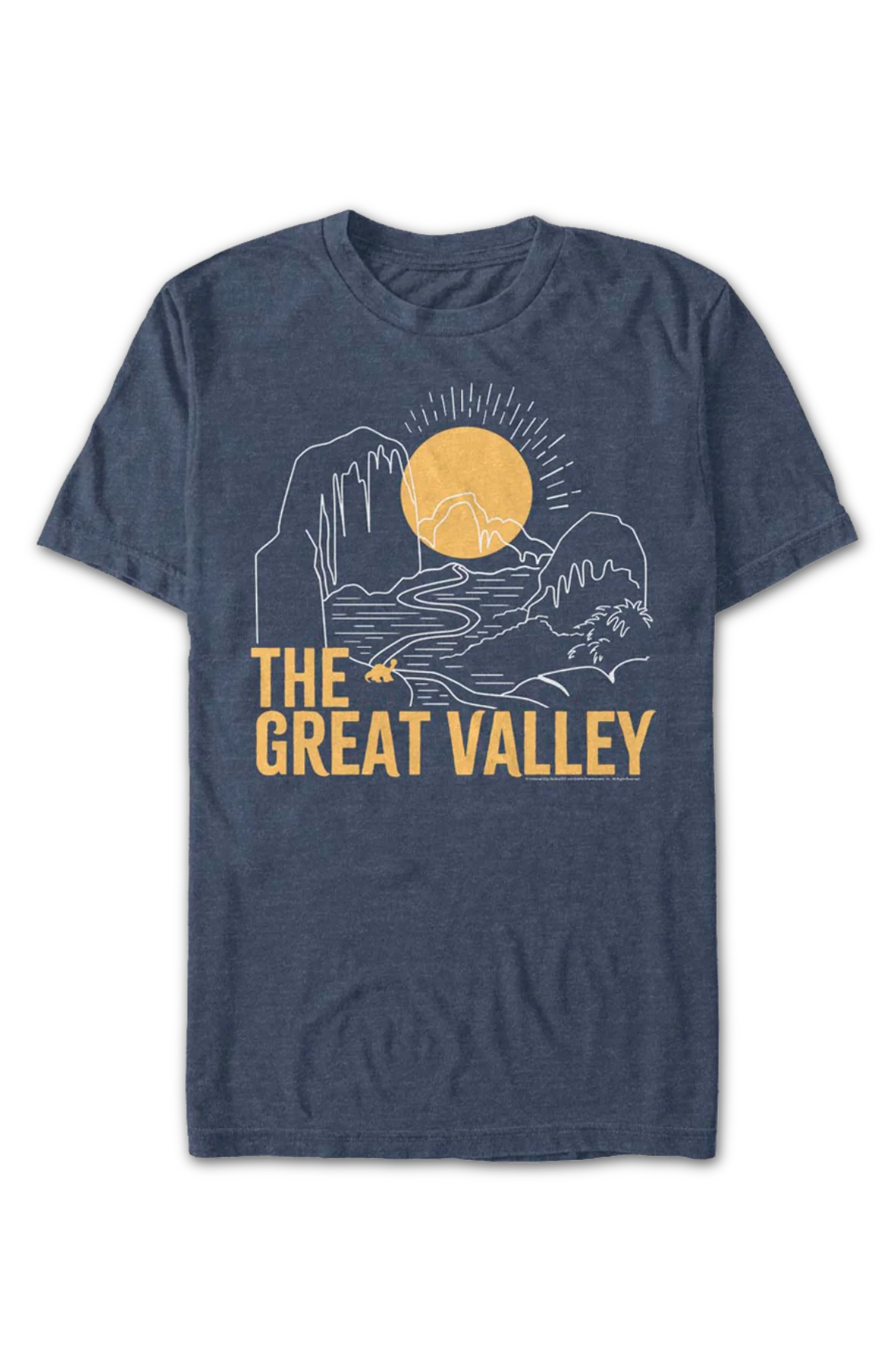 Great Valley Sketch Land Before Time T-Shirt - Image 2