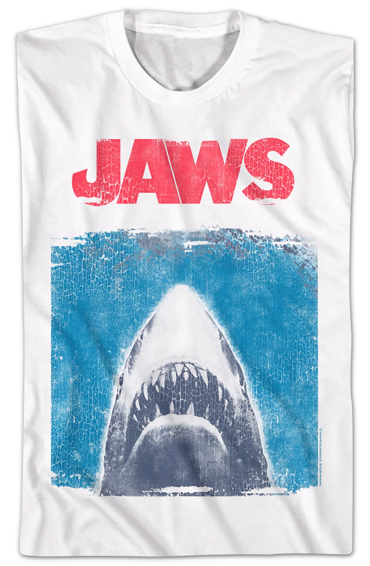Great White Shark Sketch Jaws T-Shirt - Image 2