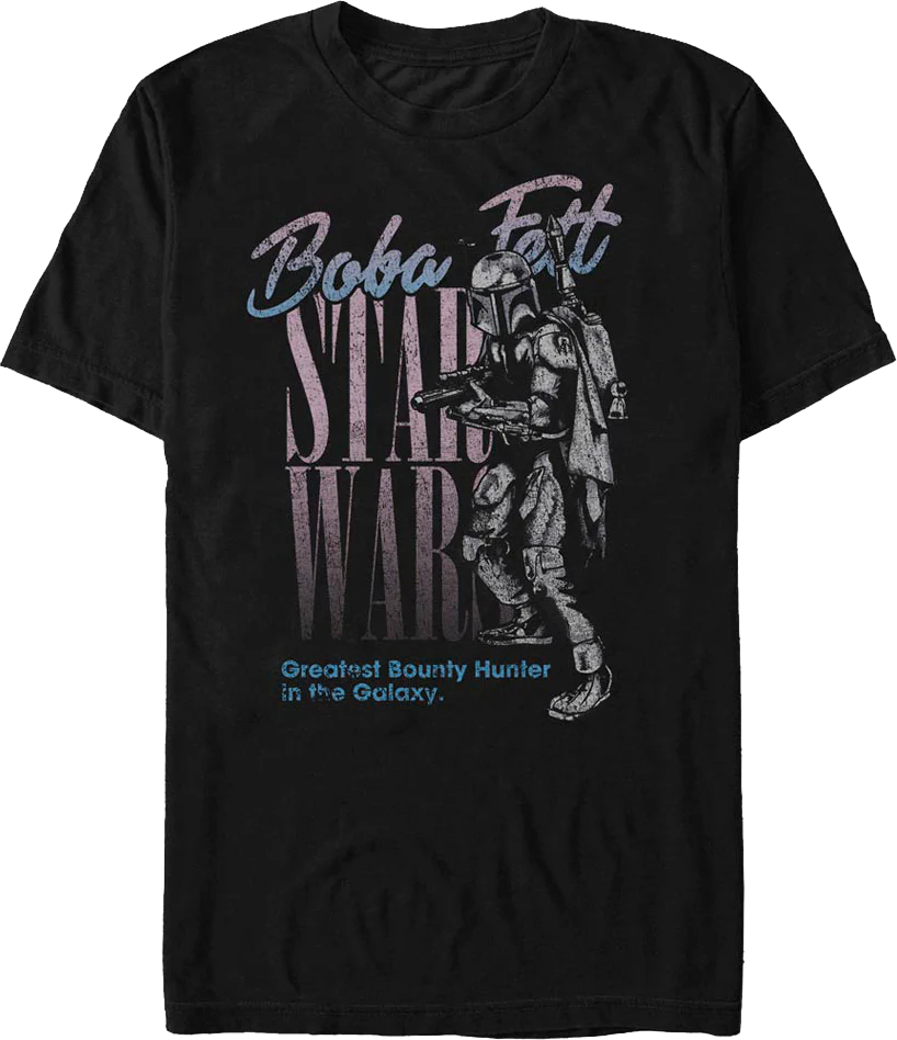 Greatest Bounty Hunter Boba Fett Star Wars T-Shirt