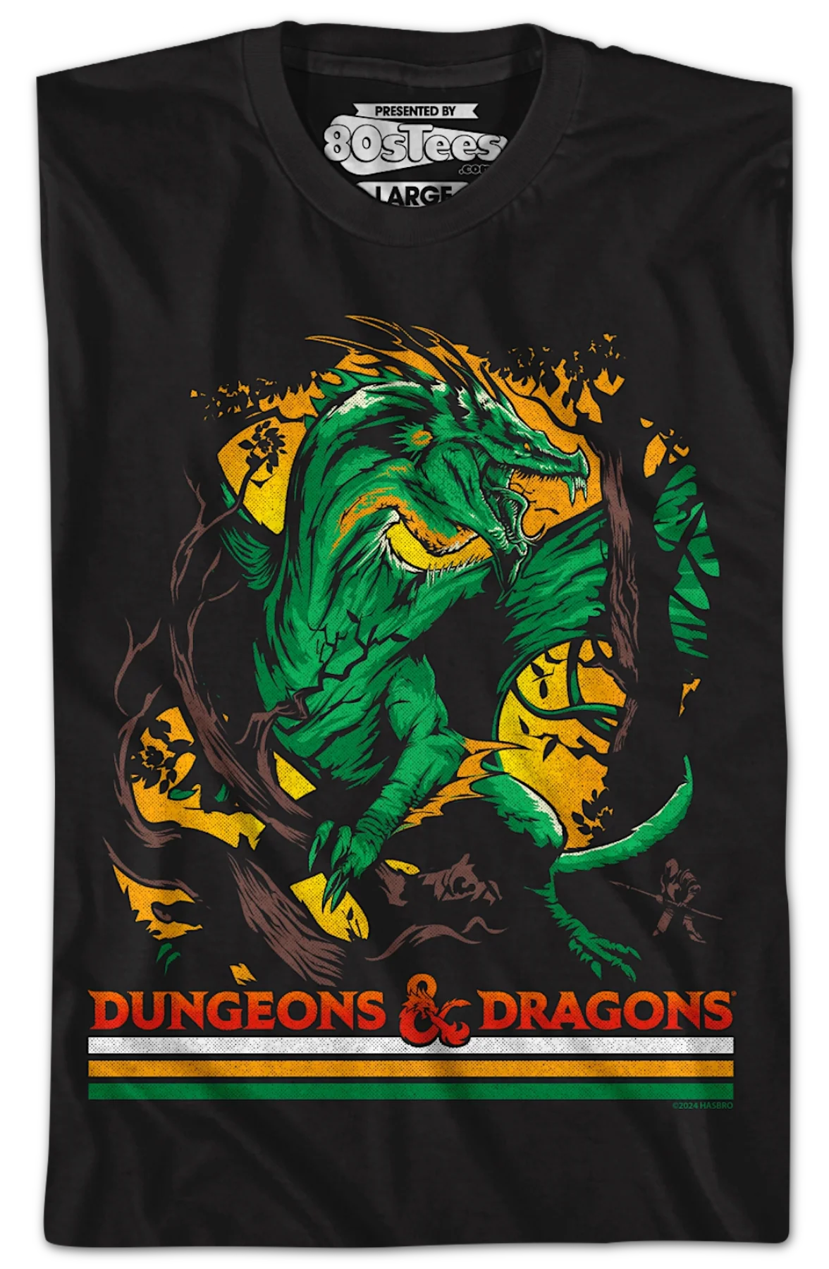 Green Invasion Dungeons & Dragons T-Shirt - Image 2