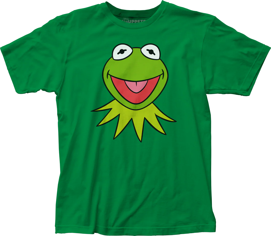 Green Kermit The Frog Muppets T-Shirt