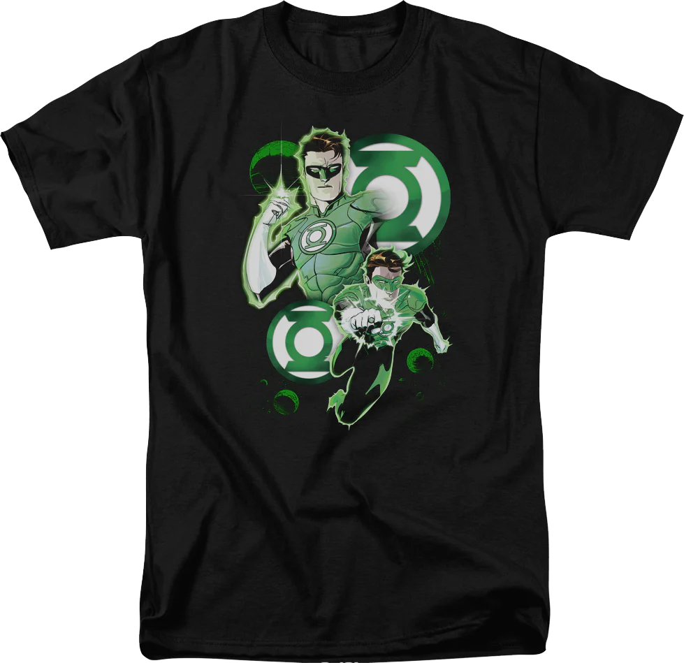 Green Lantern Collage DC Comics T-Shirt