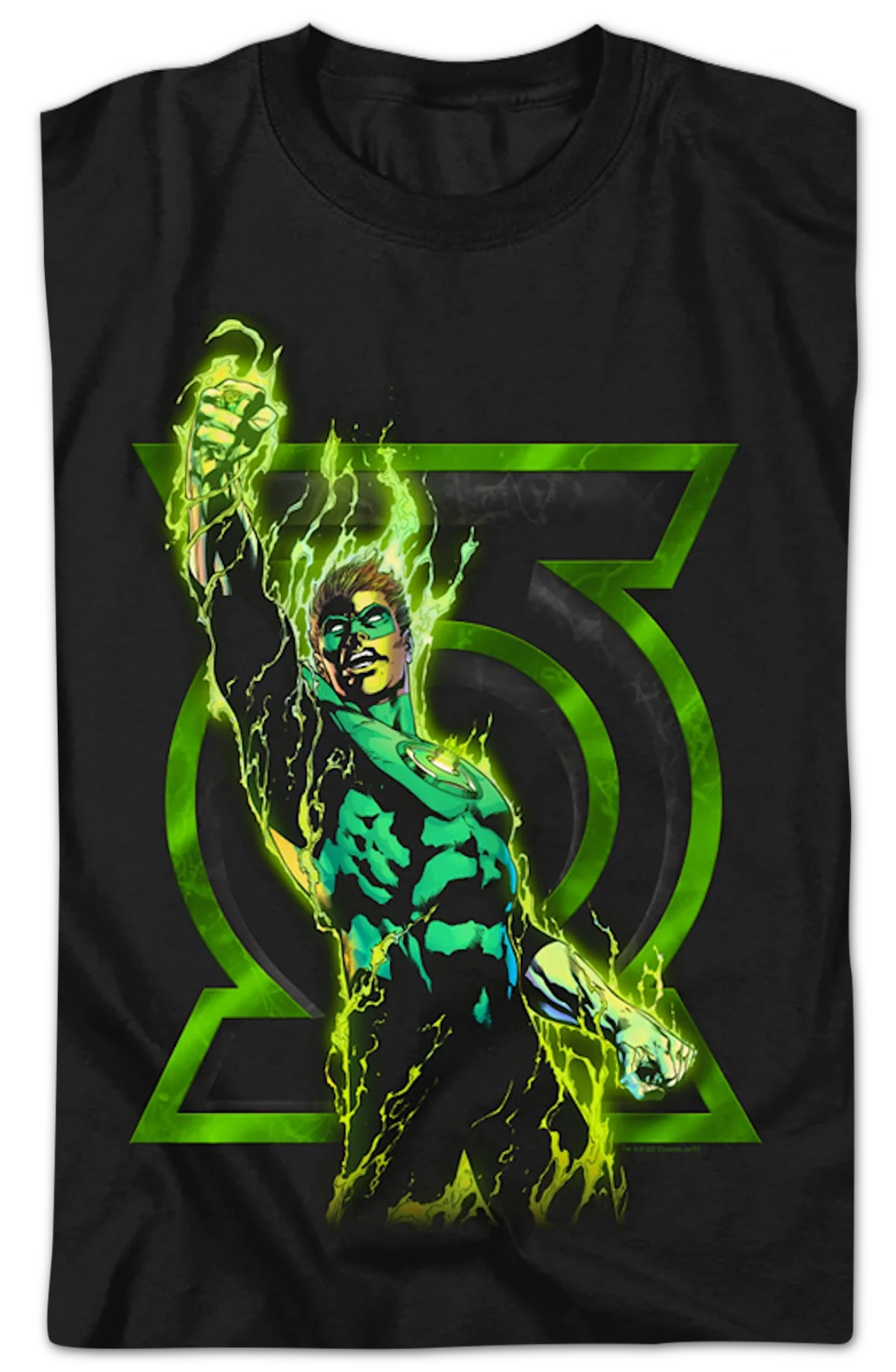 Green Lantern Fully Charged DC Comics T-Shirt - Image 2