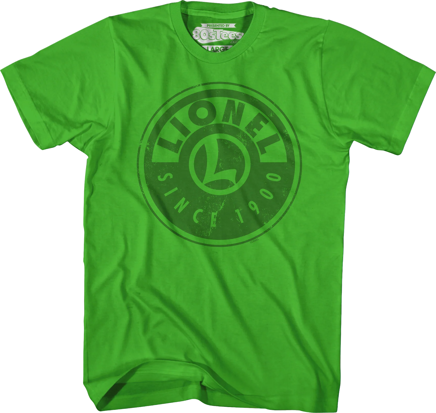 Green Logo Lionel Trains T-Shirt
