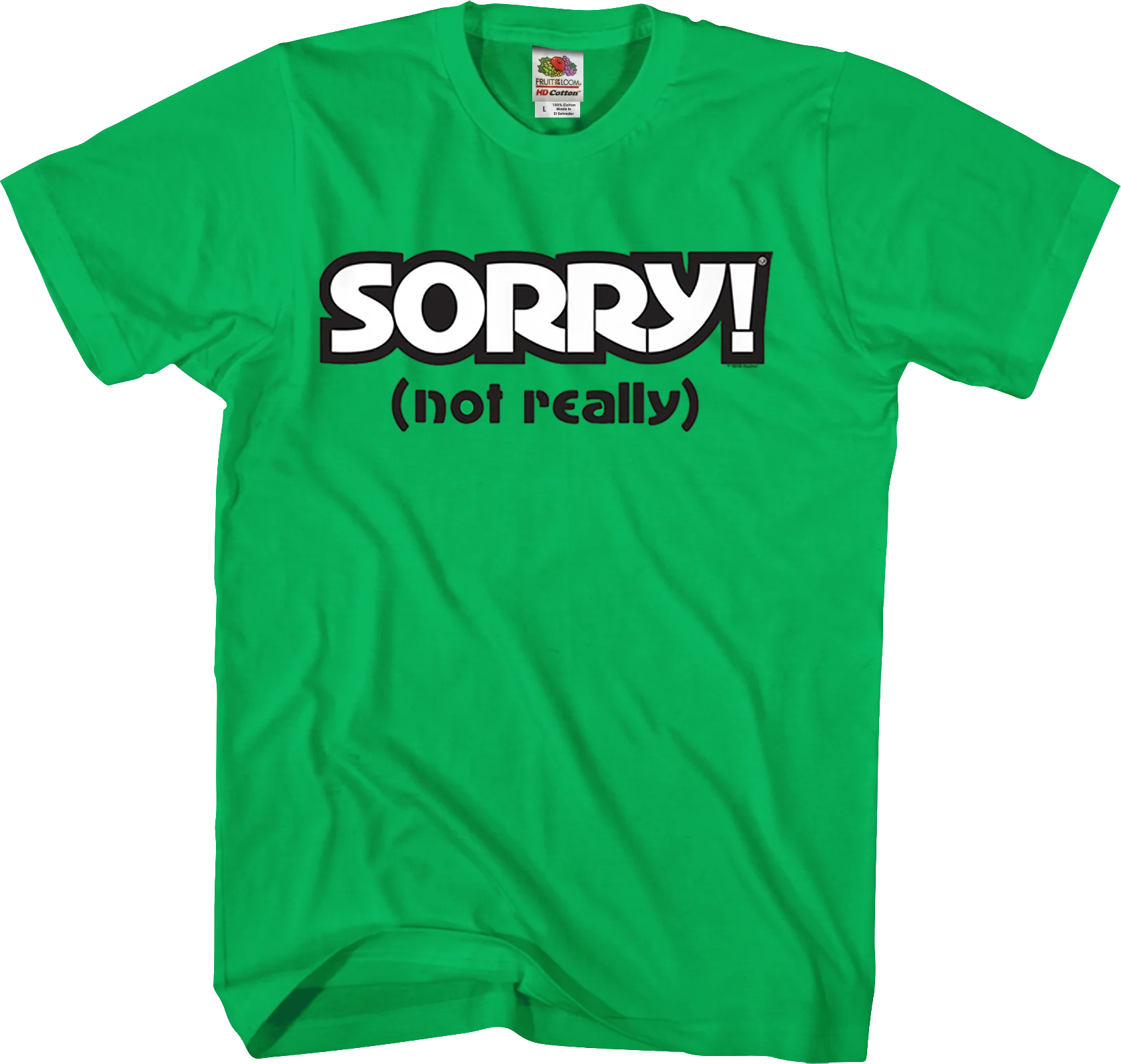 Green Sorry T-Shirt